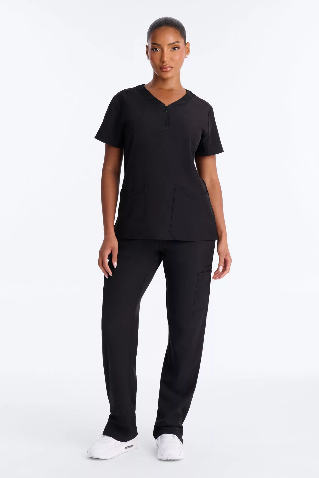 Smooth Shift Scrub Pant Bottoms - Black