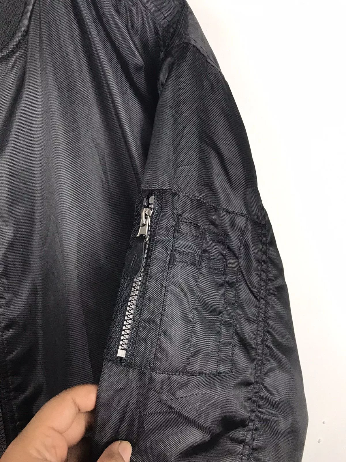 Vintage Bombers Vintage Military Function Clothing Nepuca Bomber Jacket Black