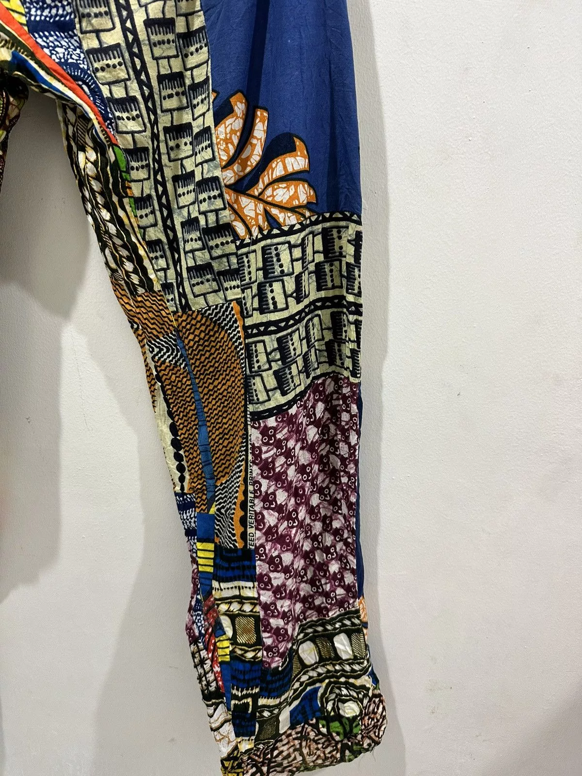 Vintage Casual Pants Vintage VTG Mens Patchwork Inspired By Boho Multi