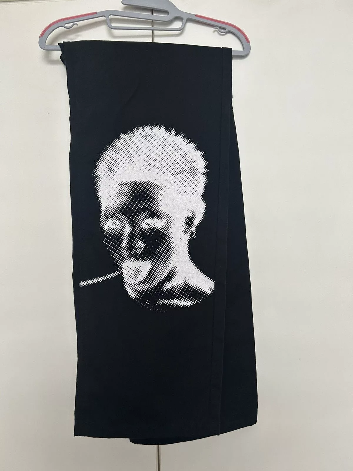 Designer Denim Designer Ajo Taigan graphic cotton pants Black Streetwear