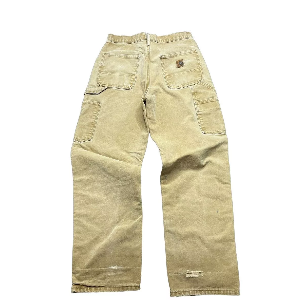 Carhartt Casual Pants Carhartt × Vintage vintage carhartt khaki flannel pants Brown