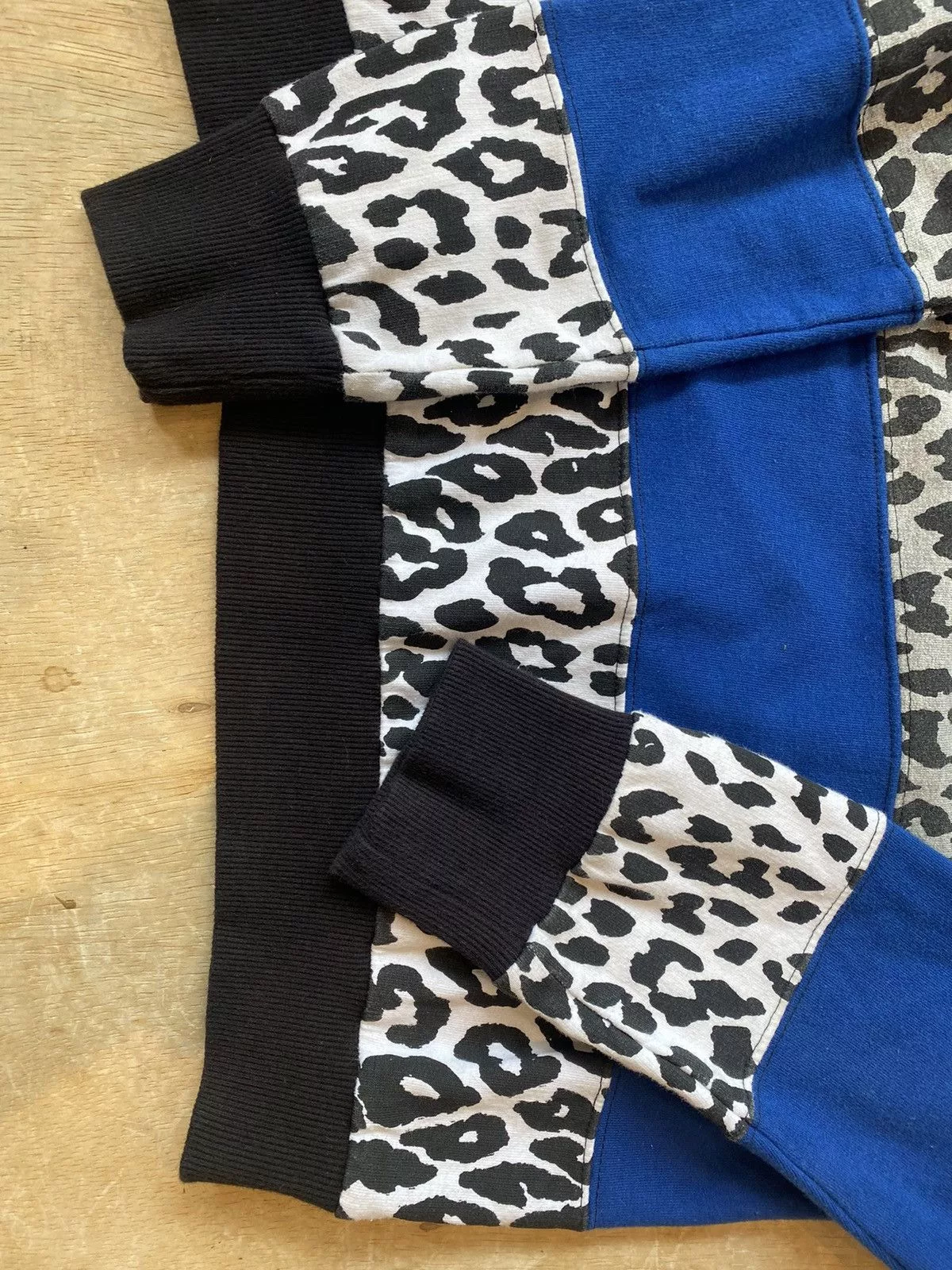 Markus Lupfer Sweatshirts Hoodies Markus Lupfer Leopard Sweatshirt Blue