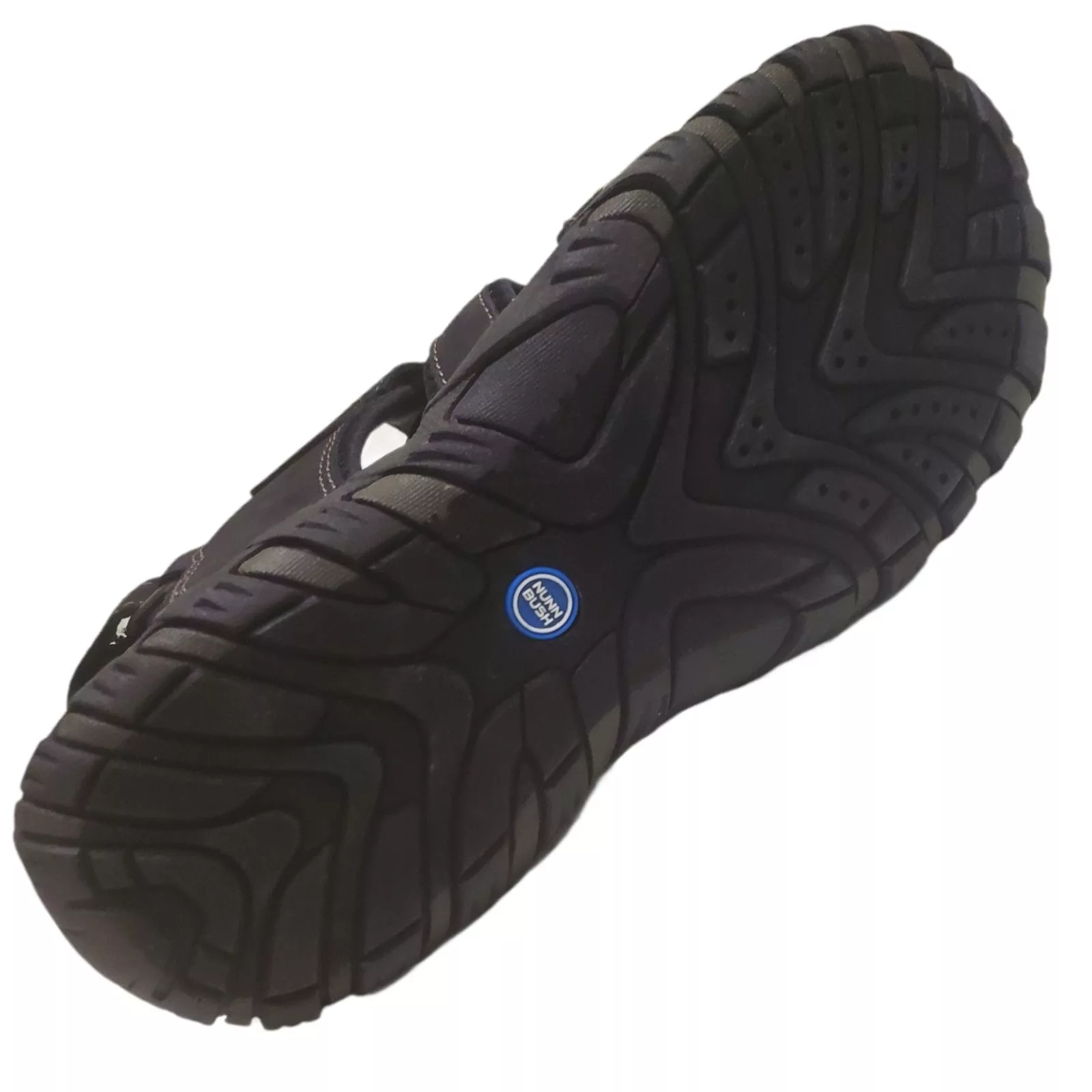 Nunn Bush Sandals Nunn Bush Mens Rio Bravo Fisherman Manmade Sandals Black
