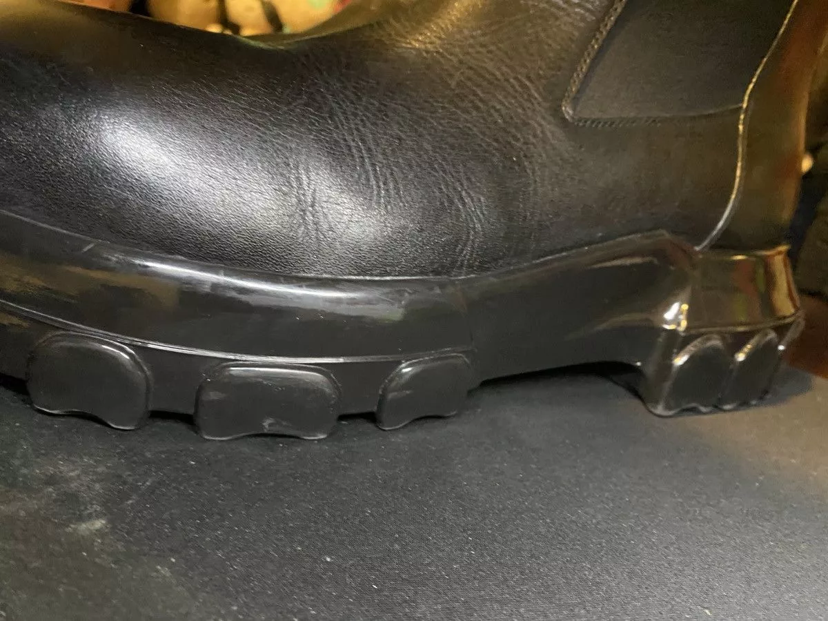 Rick Owens Boots Rick owens tractor boots Black