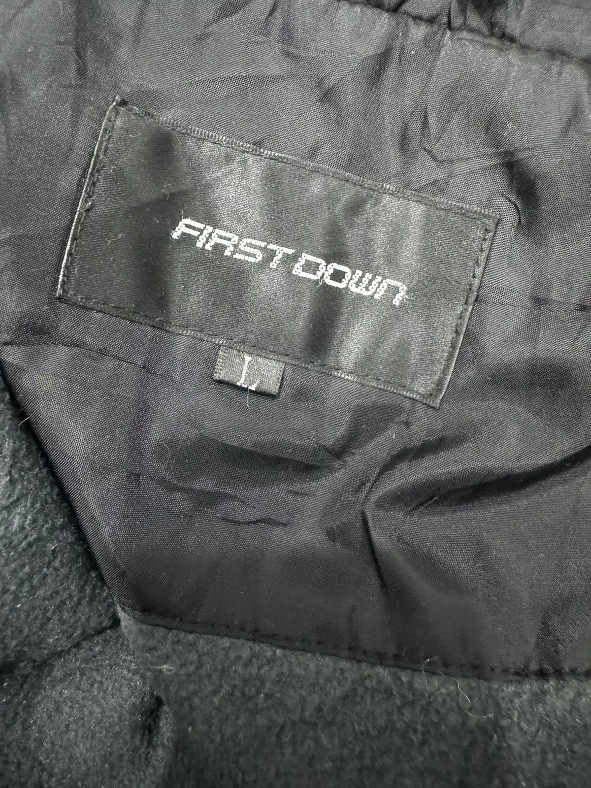First MFG Co. Light Jackets First MFG Co. FIRST DOWN Long Hoodies Jacket Black Gorpcore