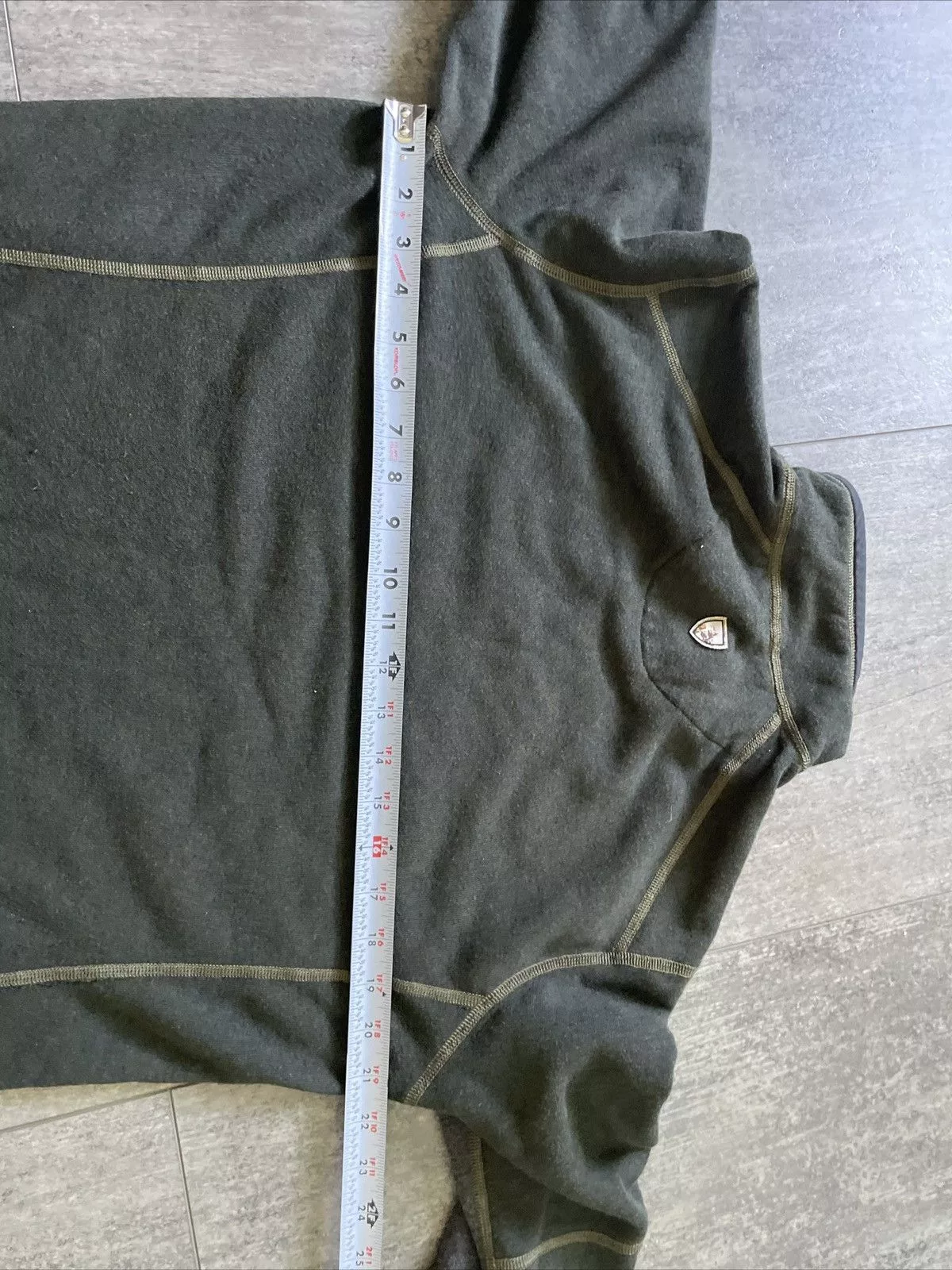 Kuhl Light Jackets Kuhl 1/4 Zip Fleece Pullover Green