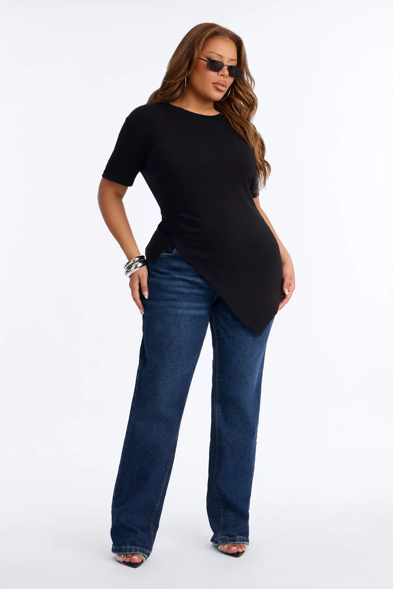 Take Control Asymmetrical Top - Black