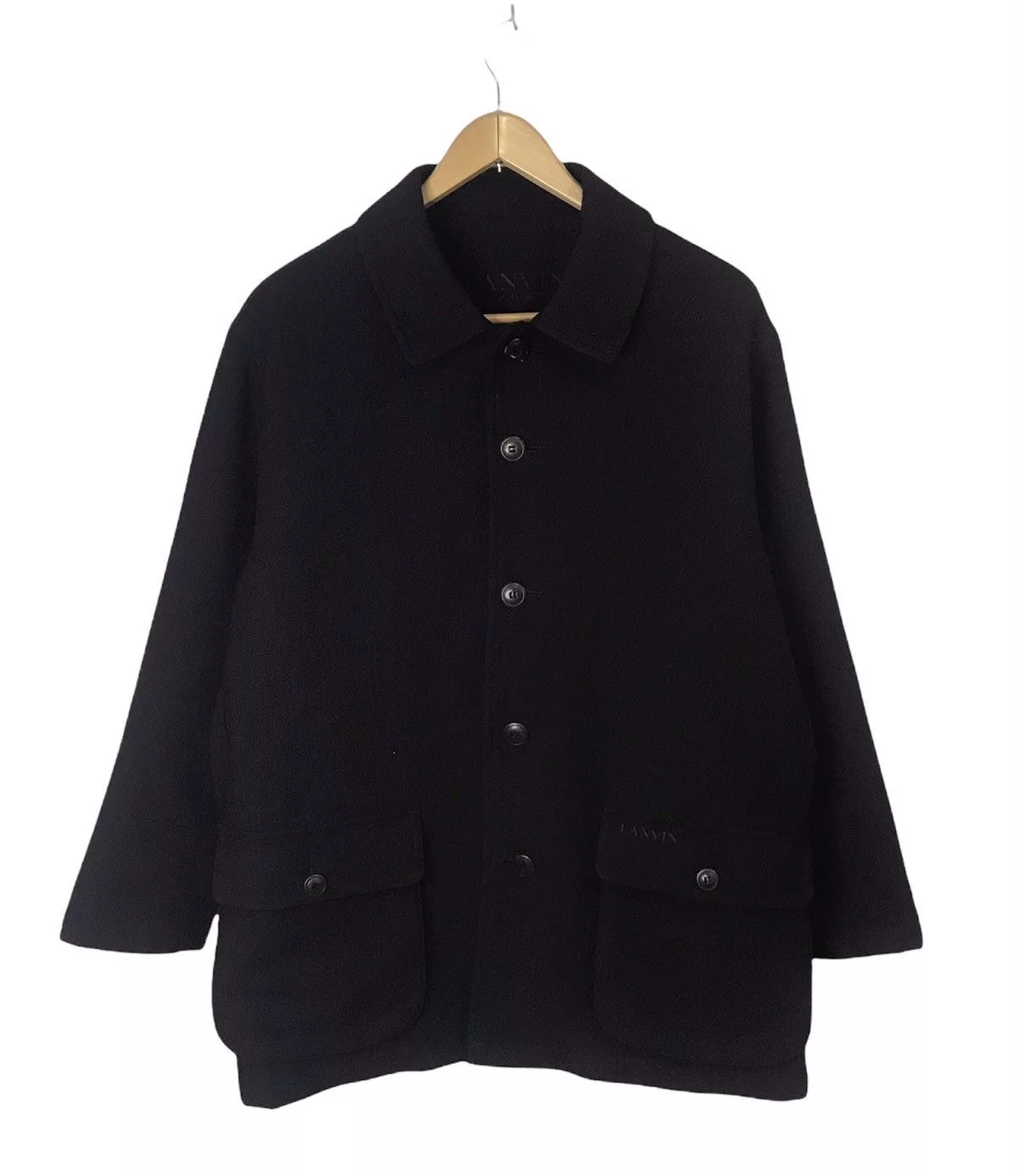Lanvin Light Jackets Lanvin × Vintage Vintage Lanvin Sport Wool Jacket Black