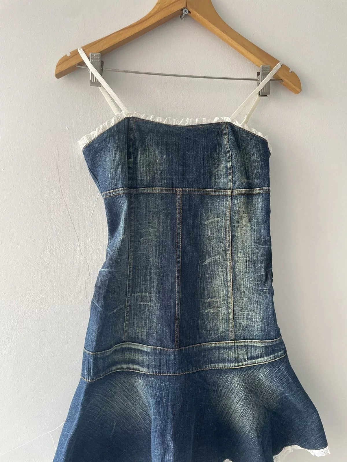 Vintage Mini Dresses Vintage Y2k dress Blue