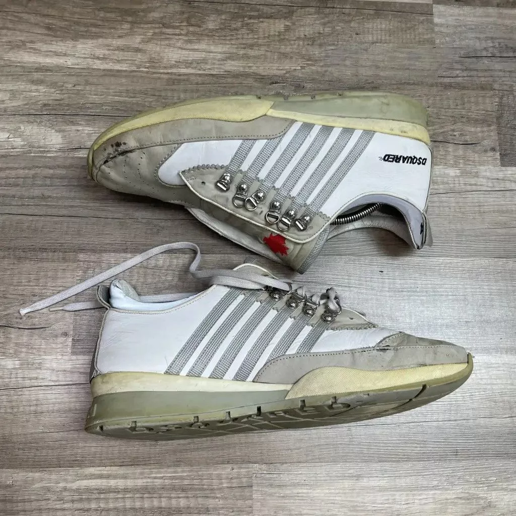 Dsquared2 Low Top Sneakers Dsquared2 vintage shoes Size: 45 White