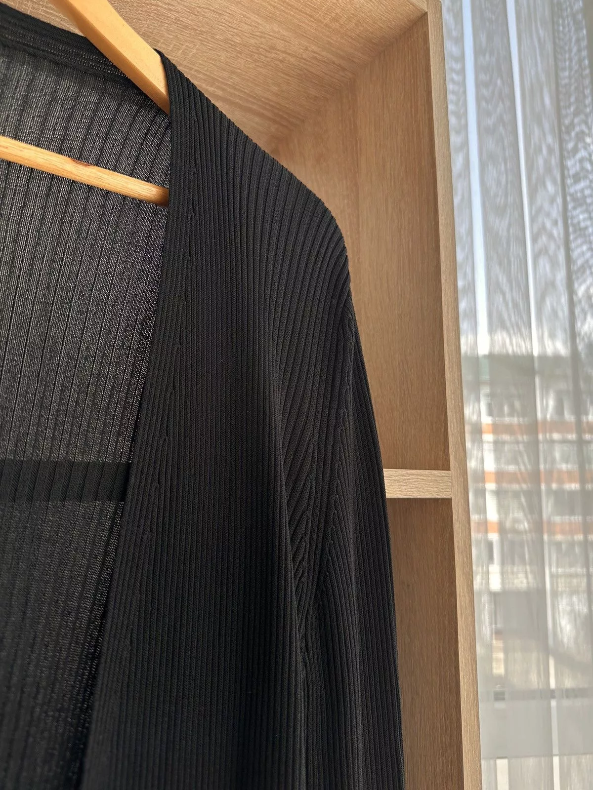 Max Mara Sweaters Max Mara × Vintage Vintage Max Mara Luxury Virgin Wool Formal Cardigan Black