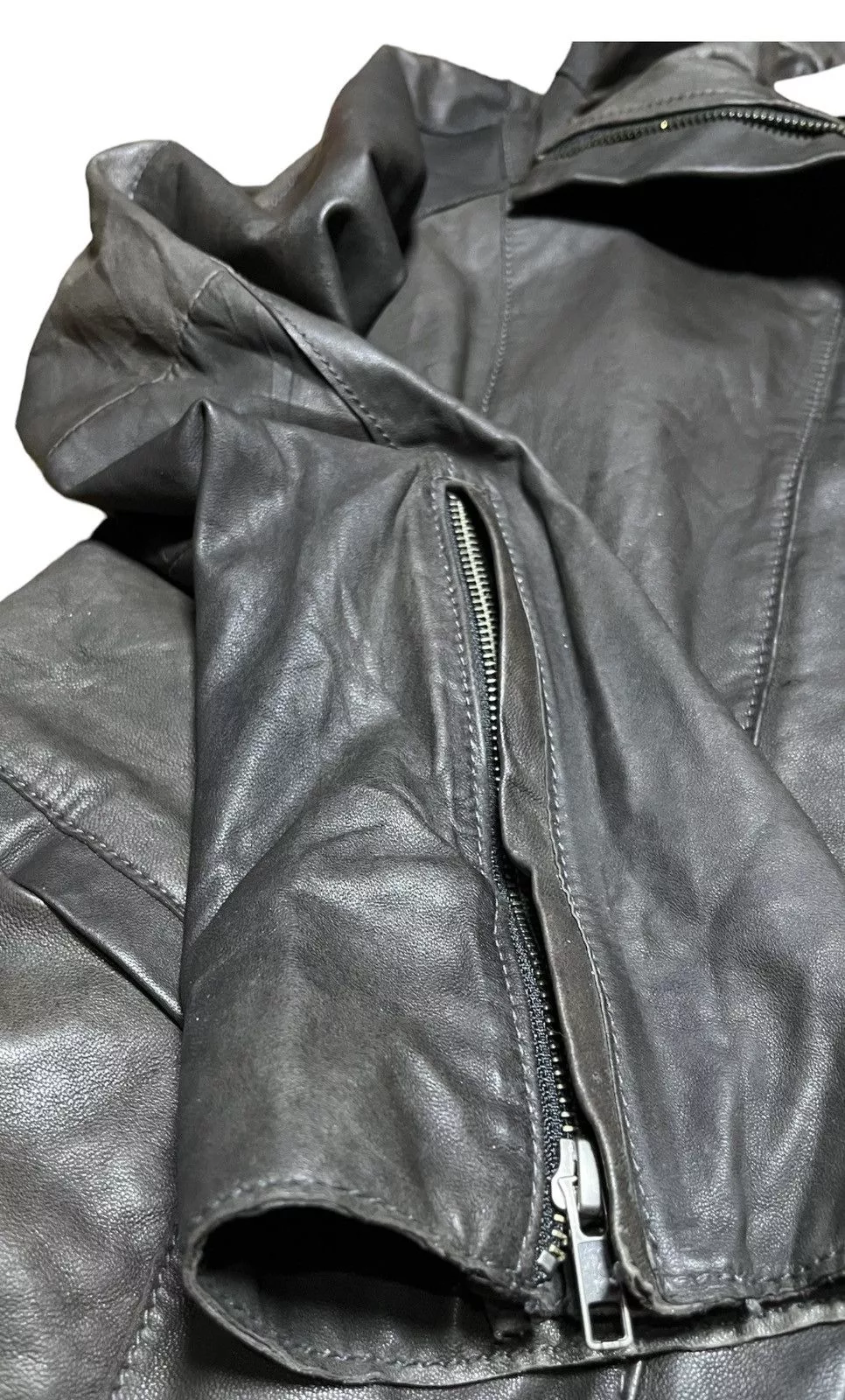 Other Leather Jackets Other CUBE LEATHER JACKET Brown Streetwear
