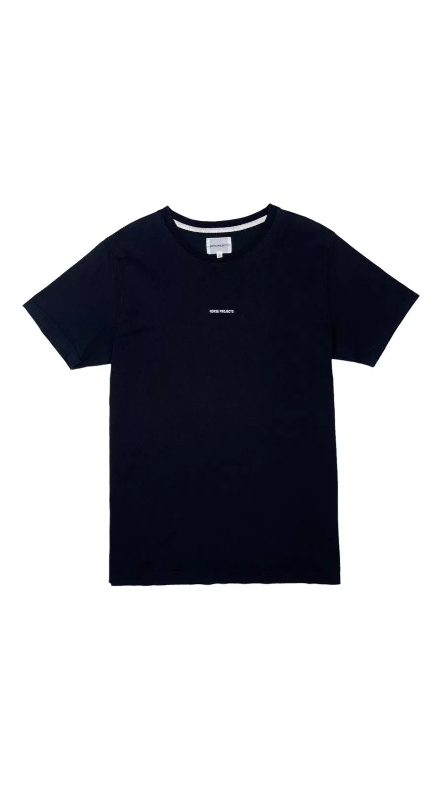 Norse Projects Short Sleeve T Shirts Norse Projects Niels Classic Logo T-Shirt Blue