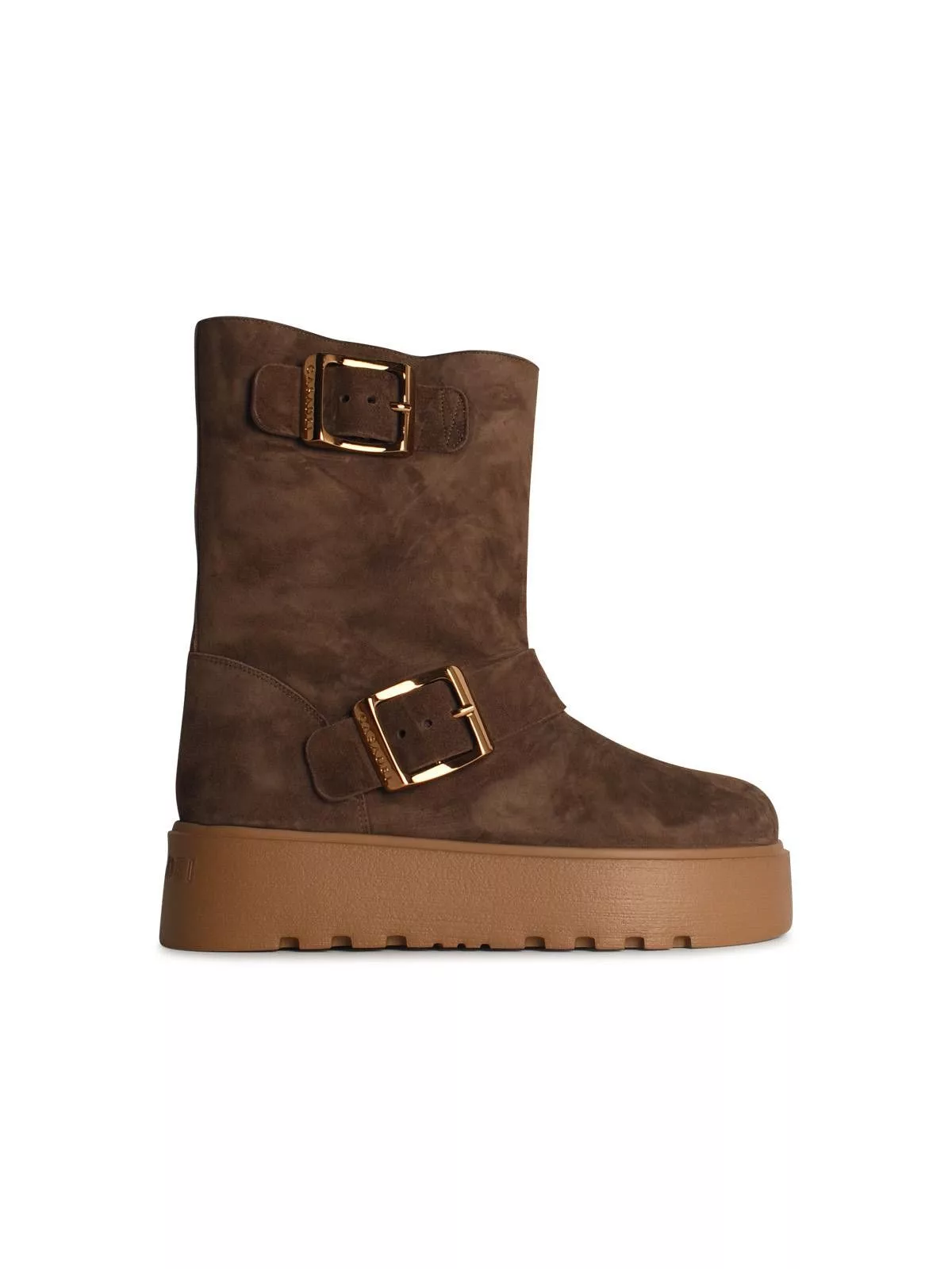 Casadei Boots CASADEI 'Ale' Brown Suede Blend Ankle Boots Multi