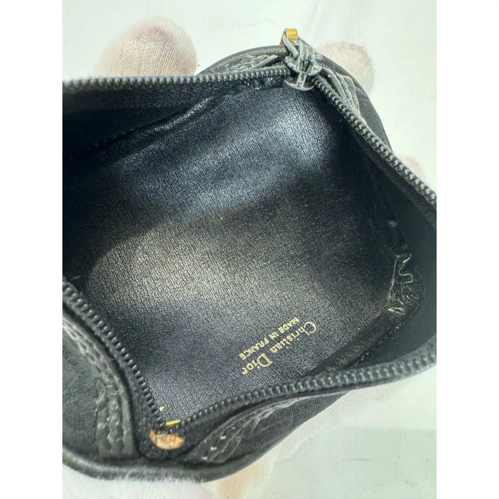 Dior Miscellaneous Christian Dior Coin Pouch Black