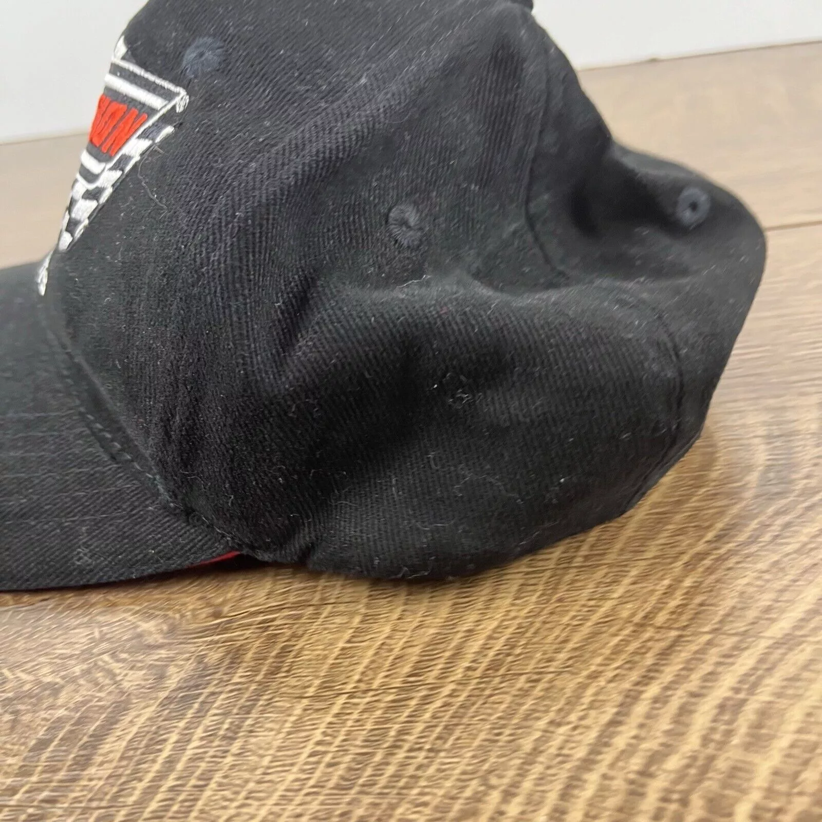 Champion Hats Champion Hi Tech Lubricants Hat Black Hat Adjustable Black A