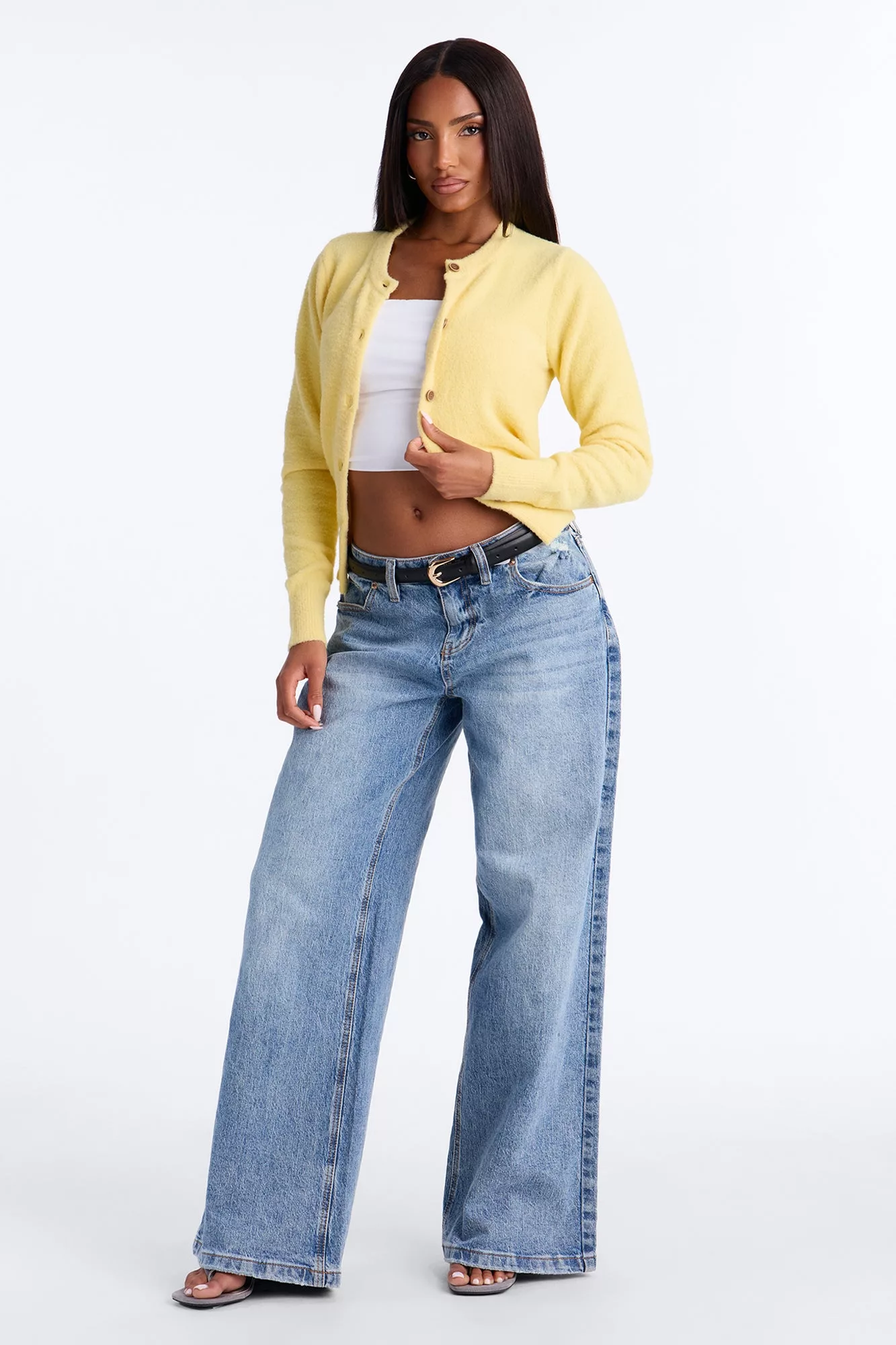 Cozy Feels Cardigan - Butter Yellow