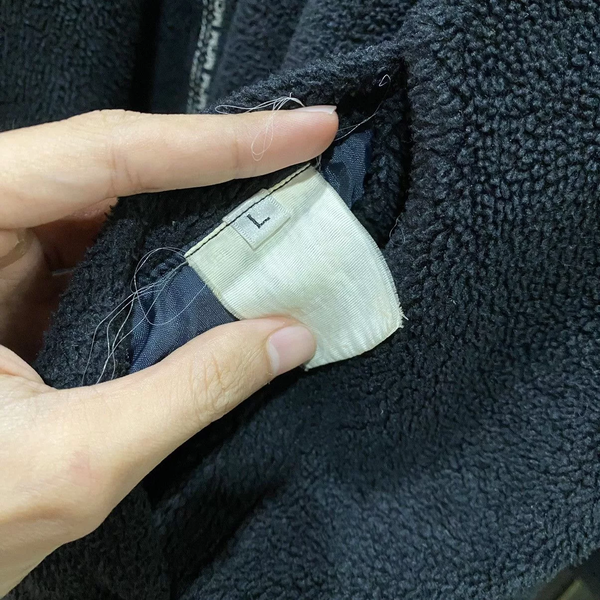 MCM Light Jackets MCM Black Reversible Fleece Jacket