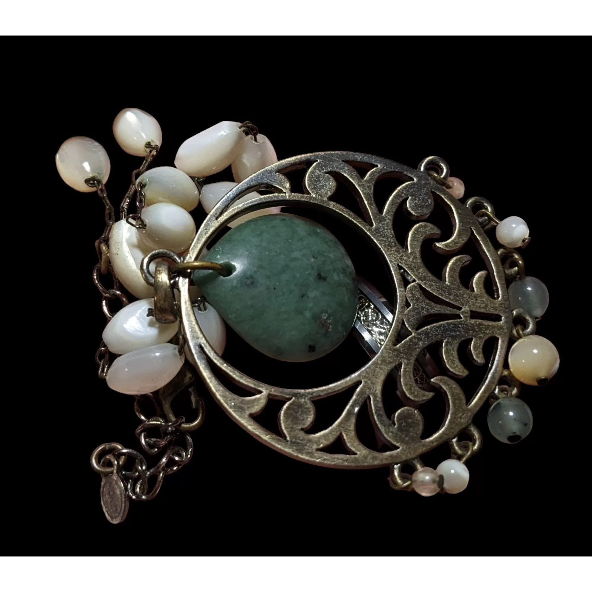 Monet Necklaces Monet Money Bohemian Shell Necklace Gold