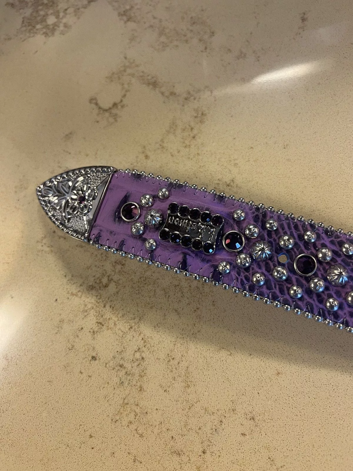 B.B. Simon Belts B.B. Simon bb simon belt Purple