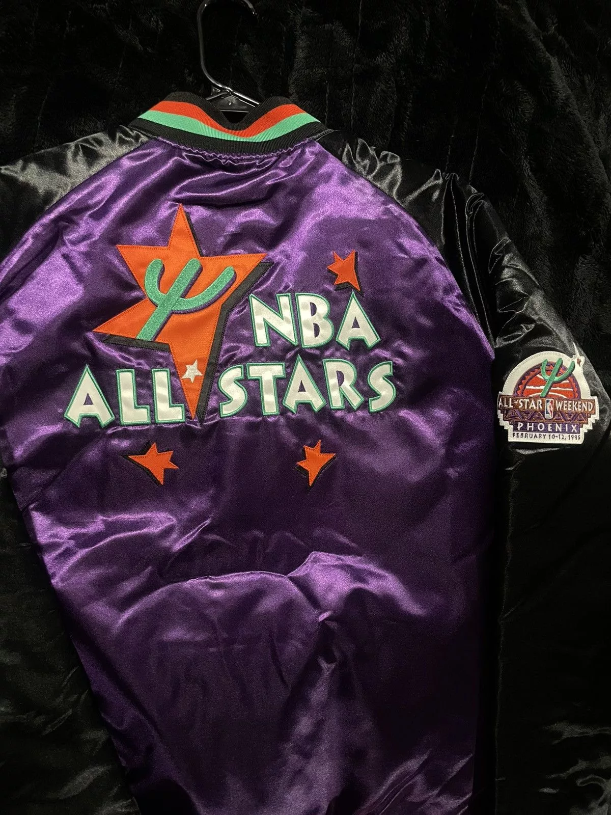 Mitchell & Ness Light Jackets Mitchell & Ness 1995 All Star jacket Purple