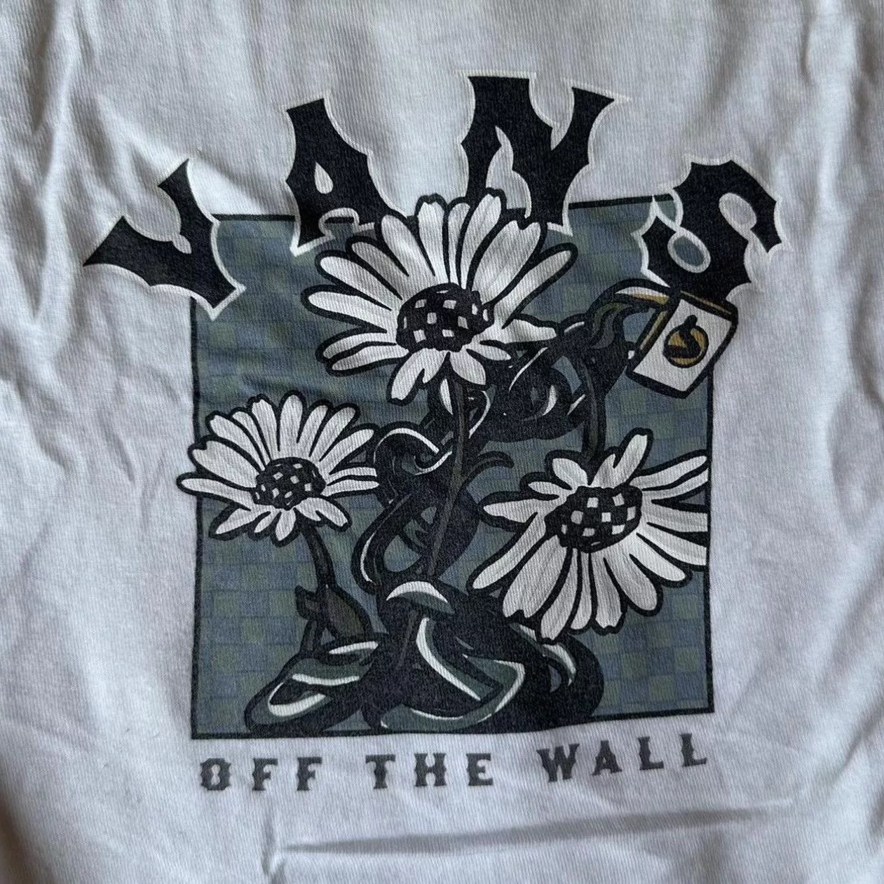 Vans Short Sleeve T Shirts Vans off the wall t shirt White