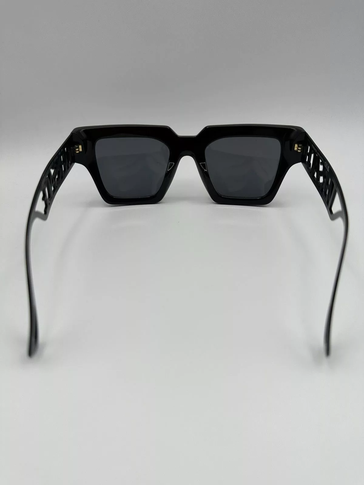 Versace Sunglasses Versace Spell-out Sunglasses Black