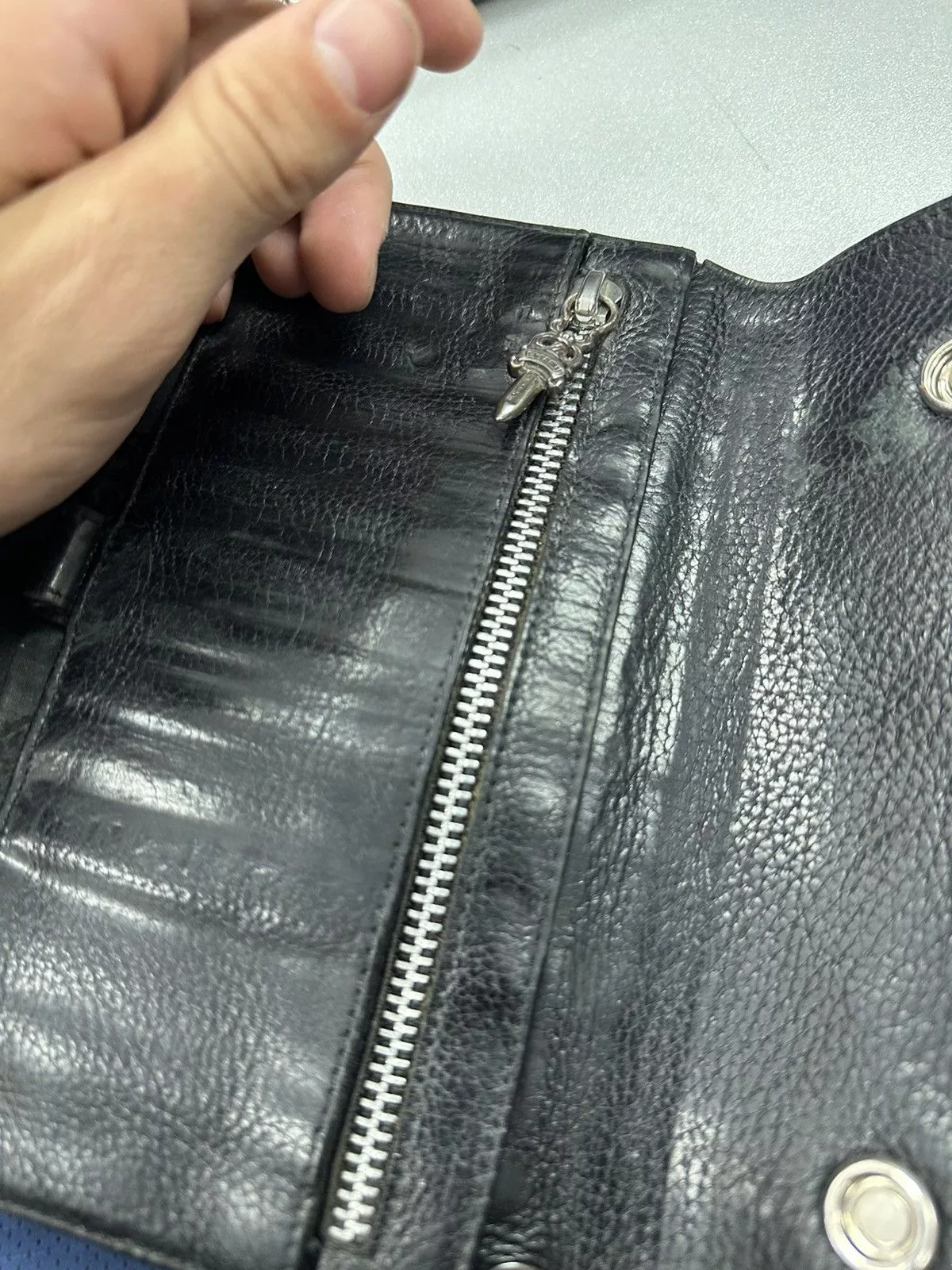 Chrome Hearts Wallets Chrome Hearts Long Wallet Black