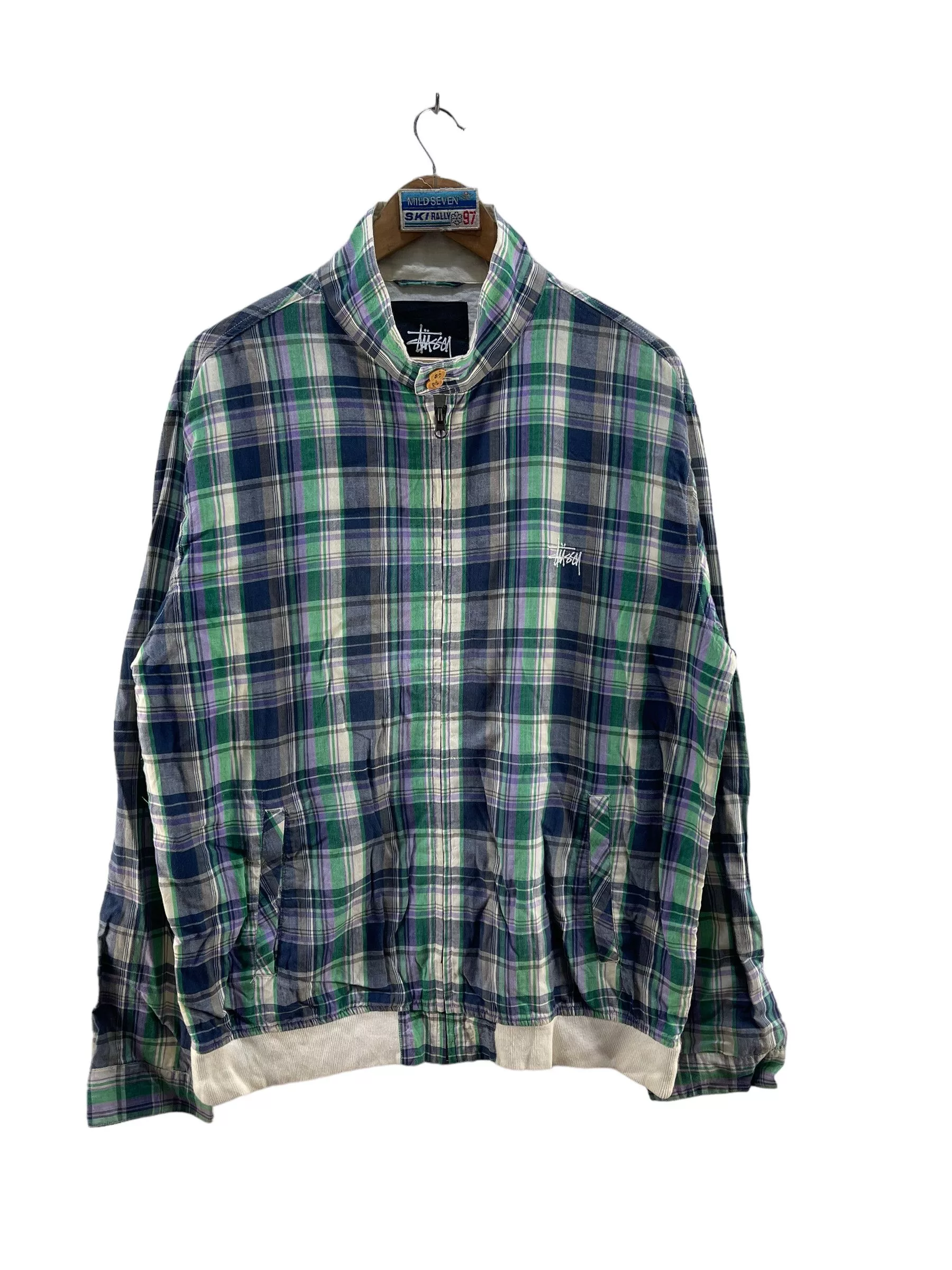 Stussy Jackets Stussy Plaid Cotton Jacket Multi