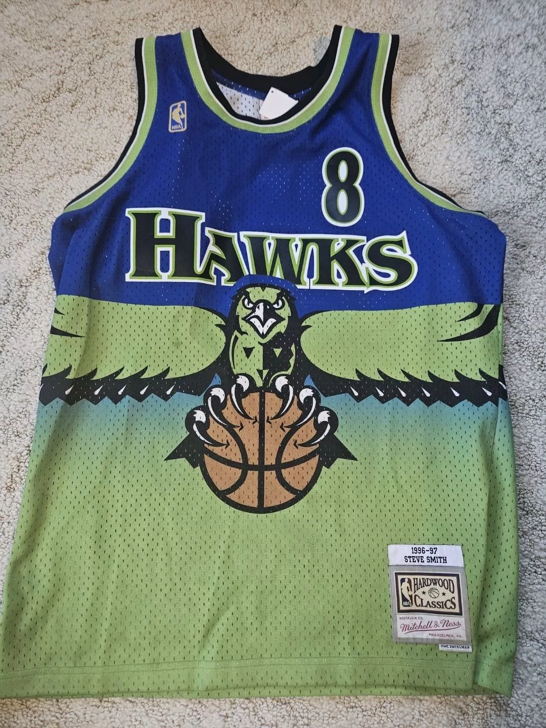 Mitchell & Ness Jerseys Mitchell & Ness × NBA × Vintage Mitchell & Ness Josh Smith throwback Hawks Jersey Blue