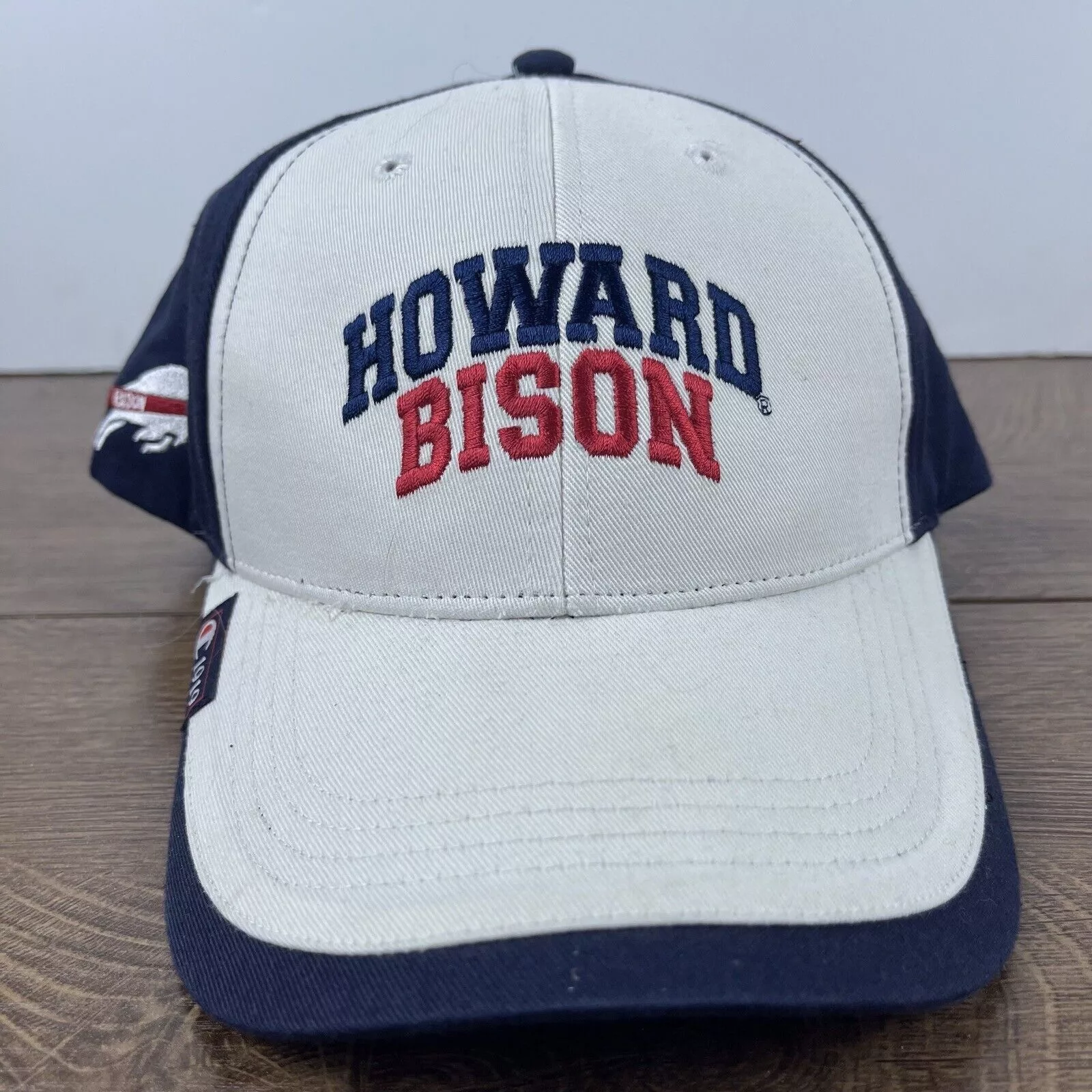 Champion Hats Champion Howard Bison Hat Bison Howard Hat White Adjustable Hat White