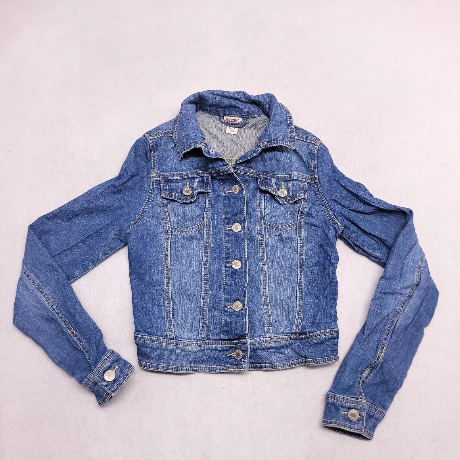 Mossimo Jackets Mossimo Casual Button Denim Jean Jacket Womens Size XS Blue