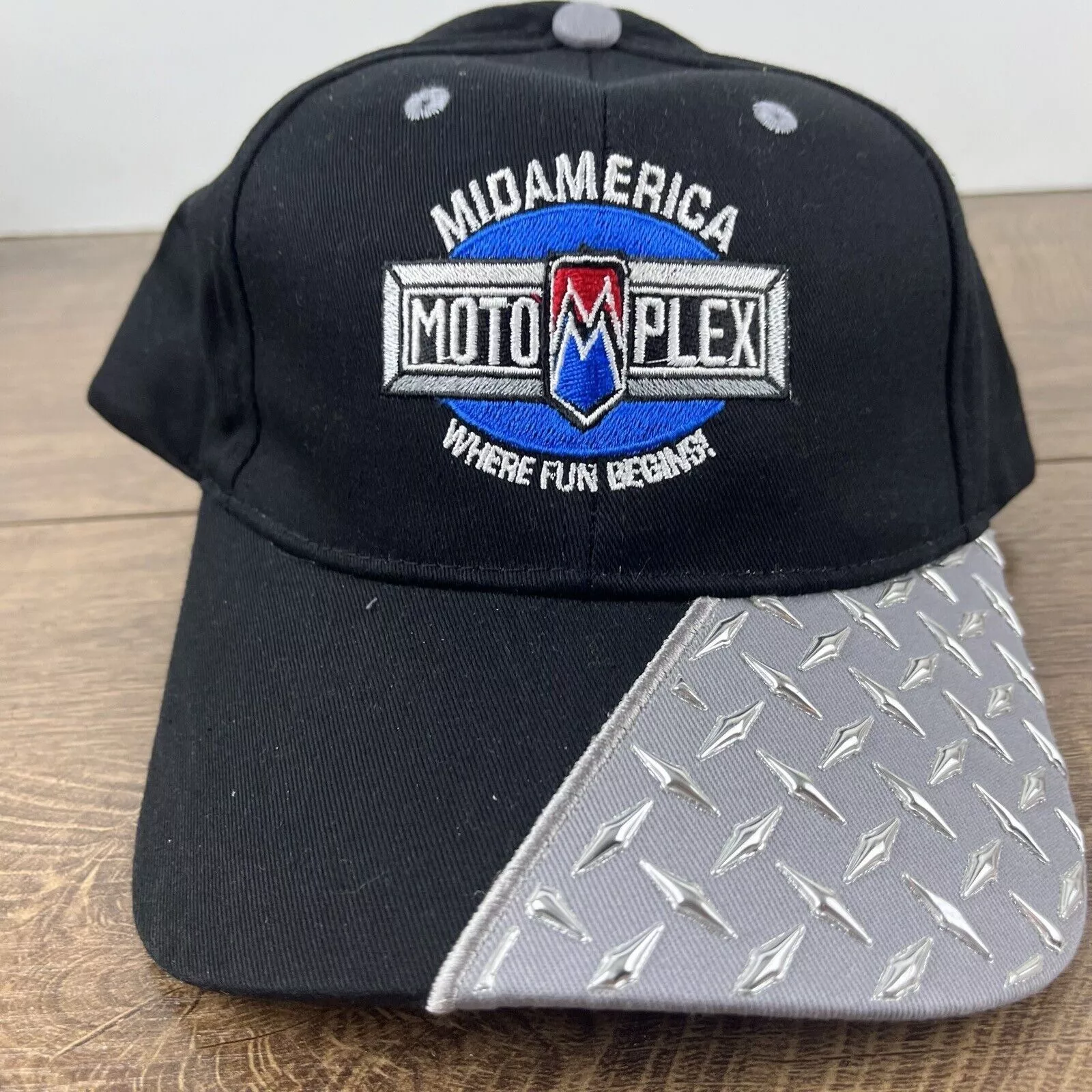 Other Hats Other Mid America Moto Plex Hat Black Cap Hat Adjustable Hat Black