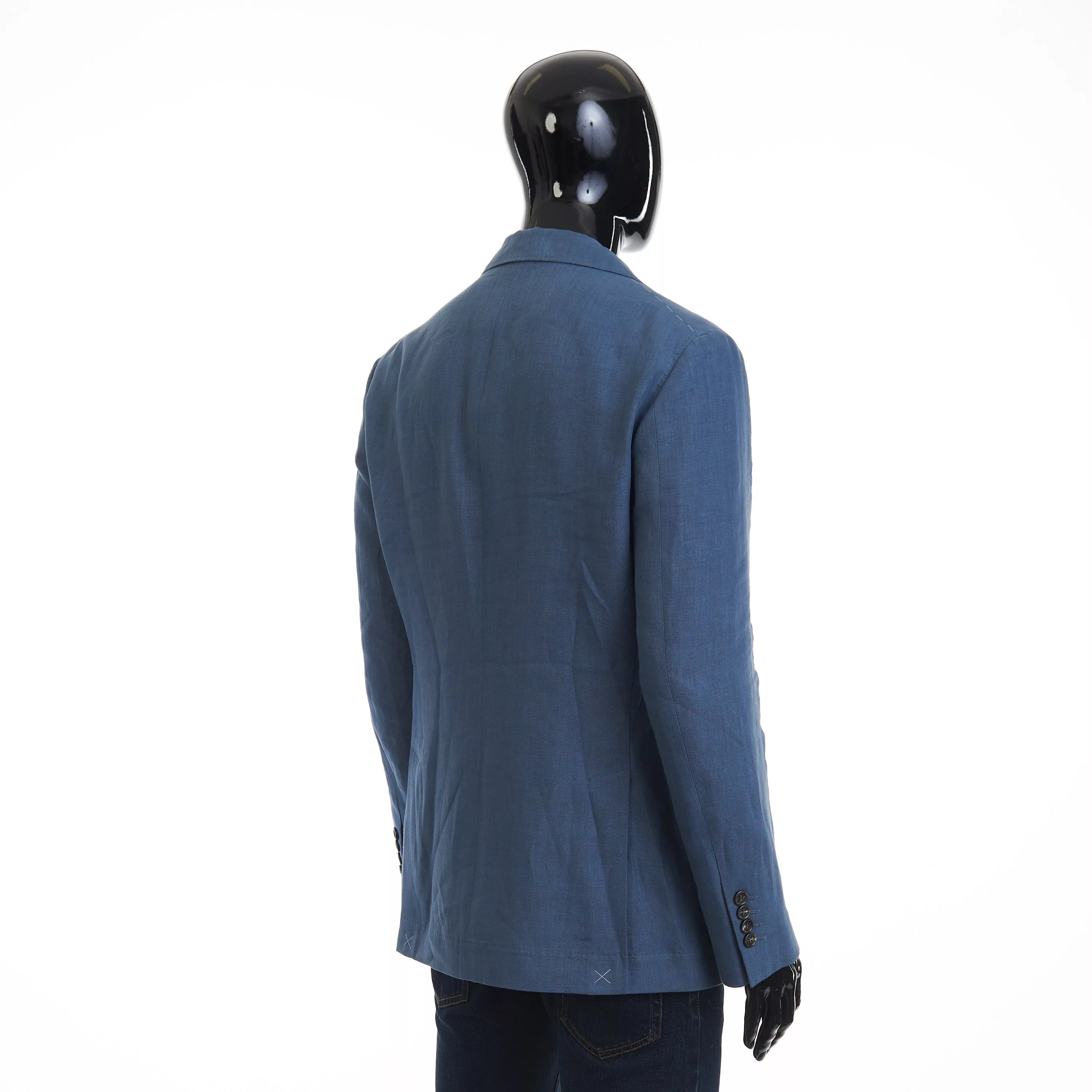 Brunello Cucinelli Blazers Brunello Cucinelli Deconstructed Blazer Jacket - Patch Pockets Blue