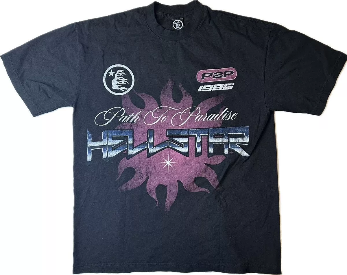 HELLSTAR Short Sleeve T Shirts Hellstar Spiritual Olympics T-shirt Black