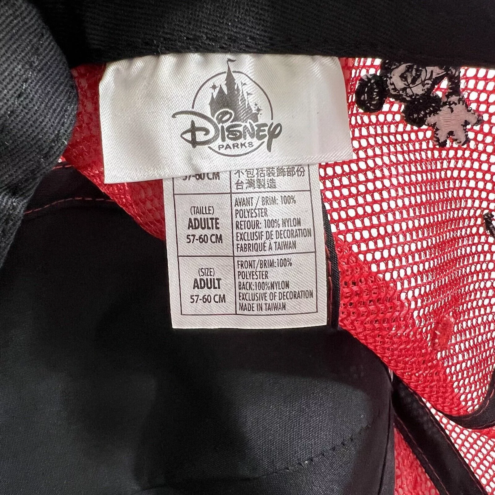 Disney Hats Disney Adjustable Flat Brim Mickey Mouse Baseball Cap Hat Gray
