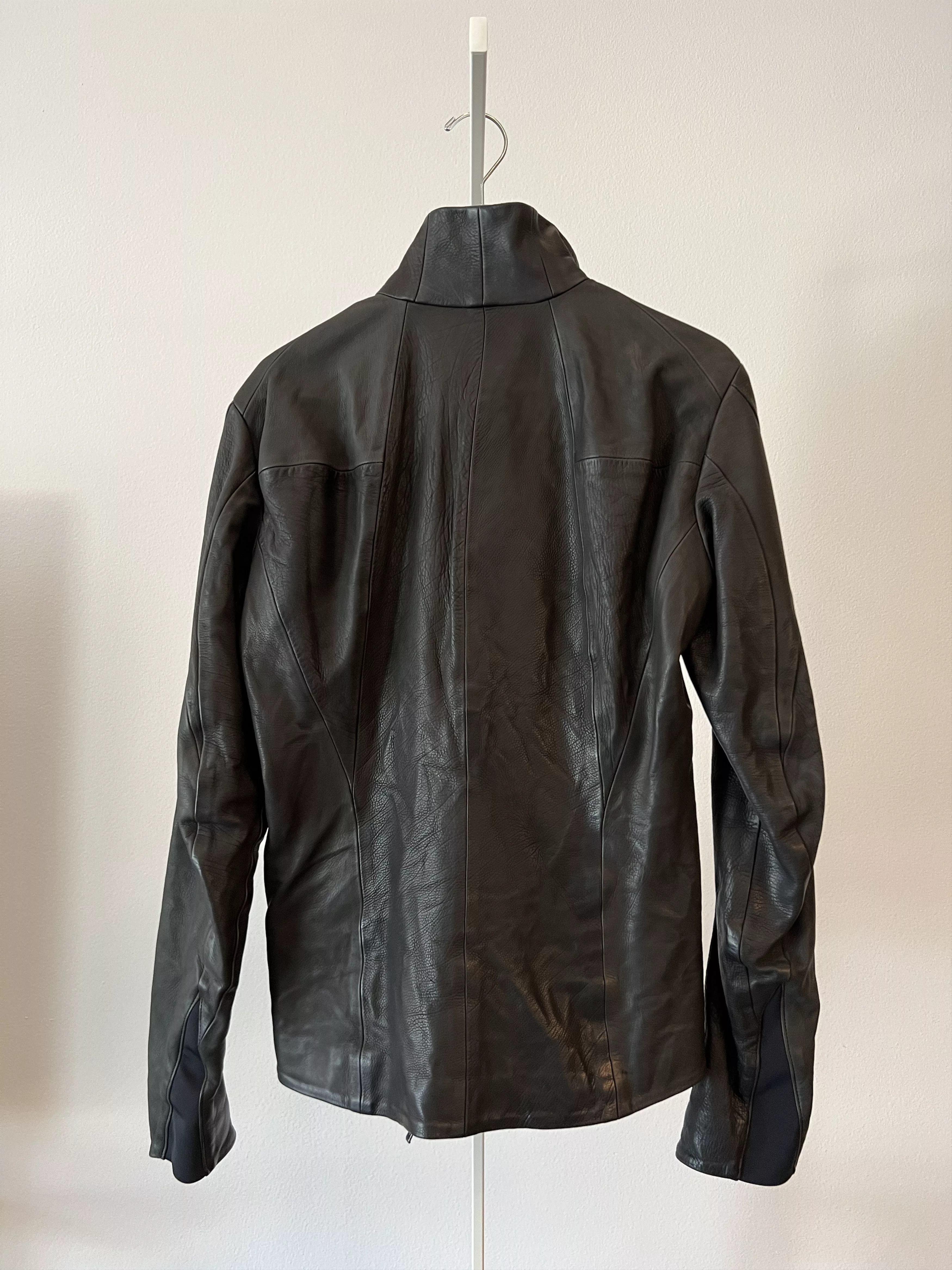 Devoa Leather Jackets Devoa Leather Jacket Black