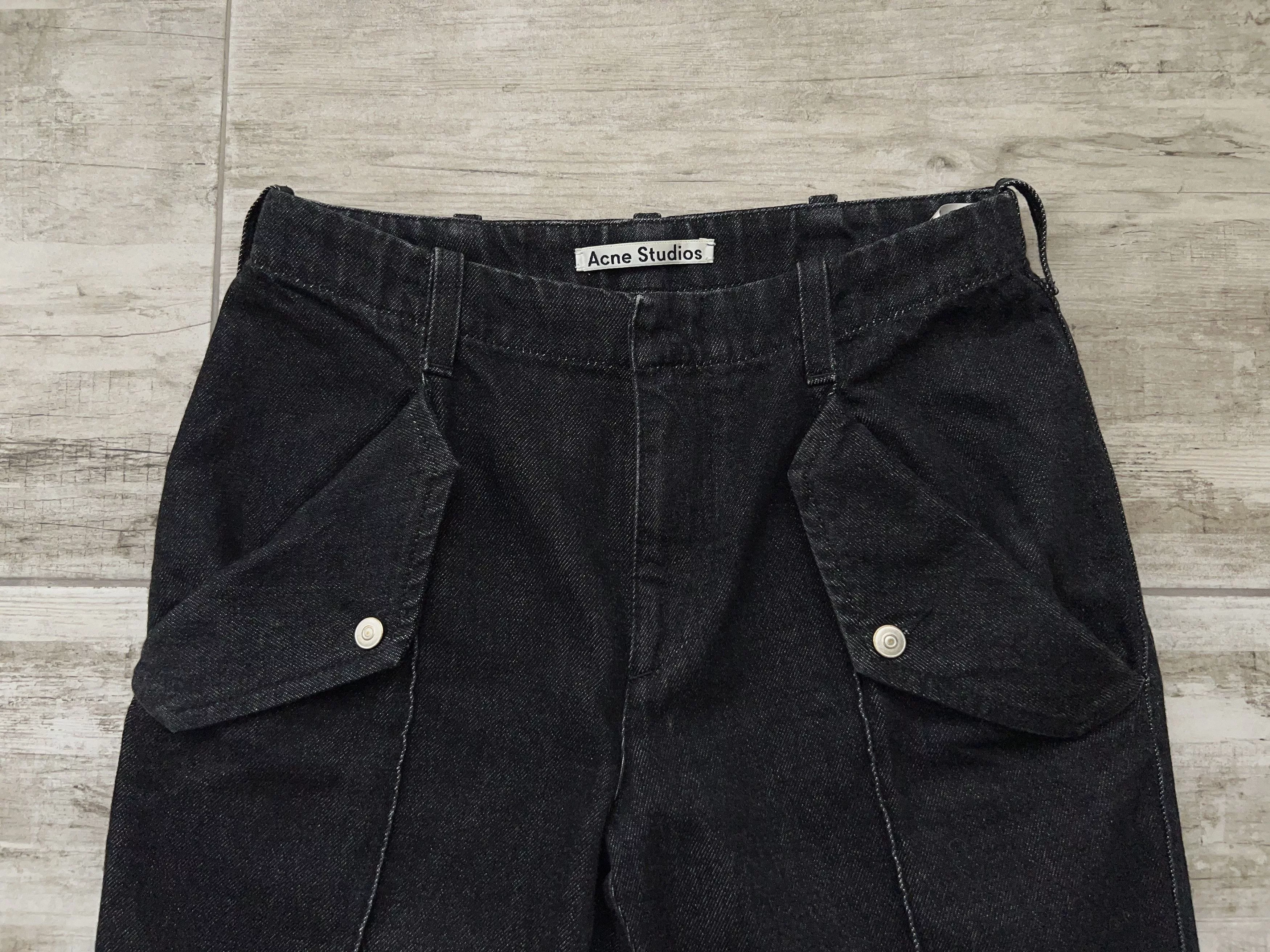 Acne Studios Jeans Acne Studios Womens Flared Jeans Denim Pants Size 36 US 8 UK 4 IT 42 XS-S Black Luxury