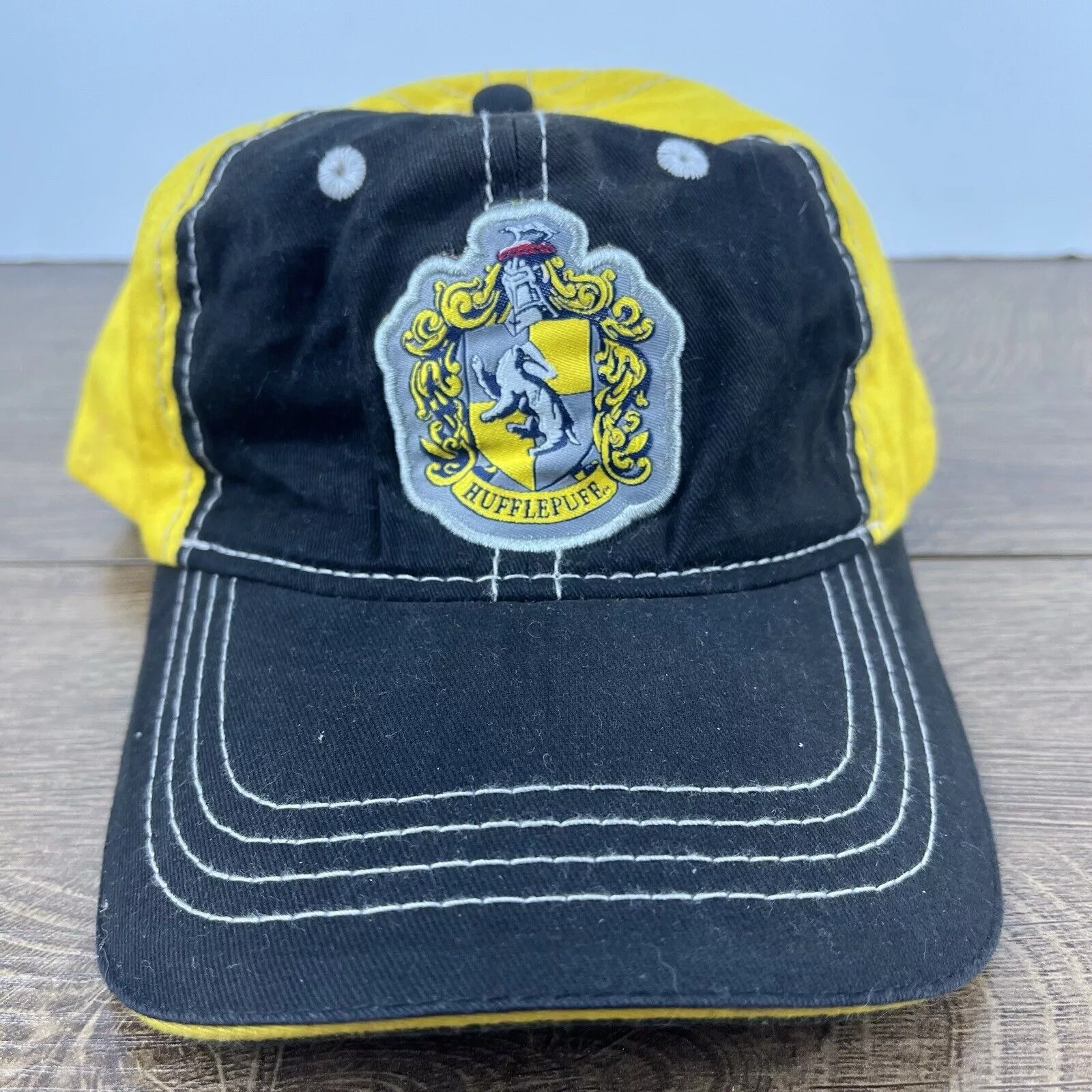 Other Hats Other Hufflepuff Hat Harry Potter Snapback Hat Black Hat Adjustabl