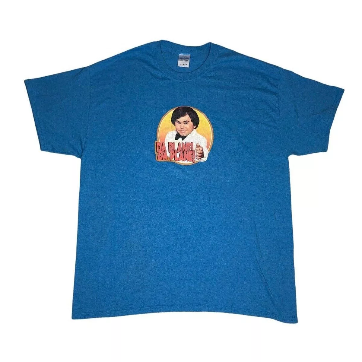 Vintage Short Sleeve T Shirts Vintage Fantasy Island T-Shirt Size 2XL Da Plane Da Plane Blue