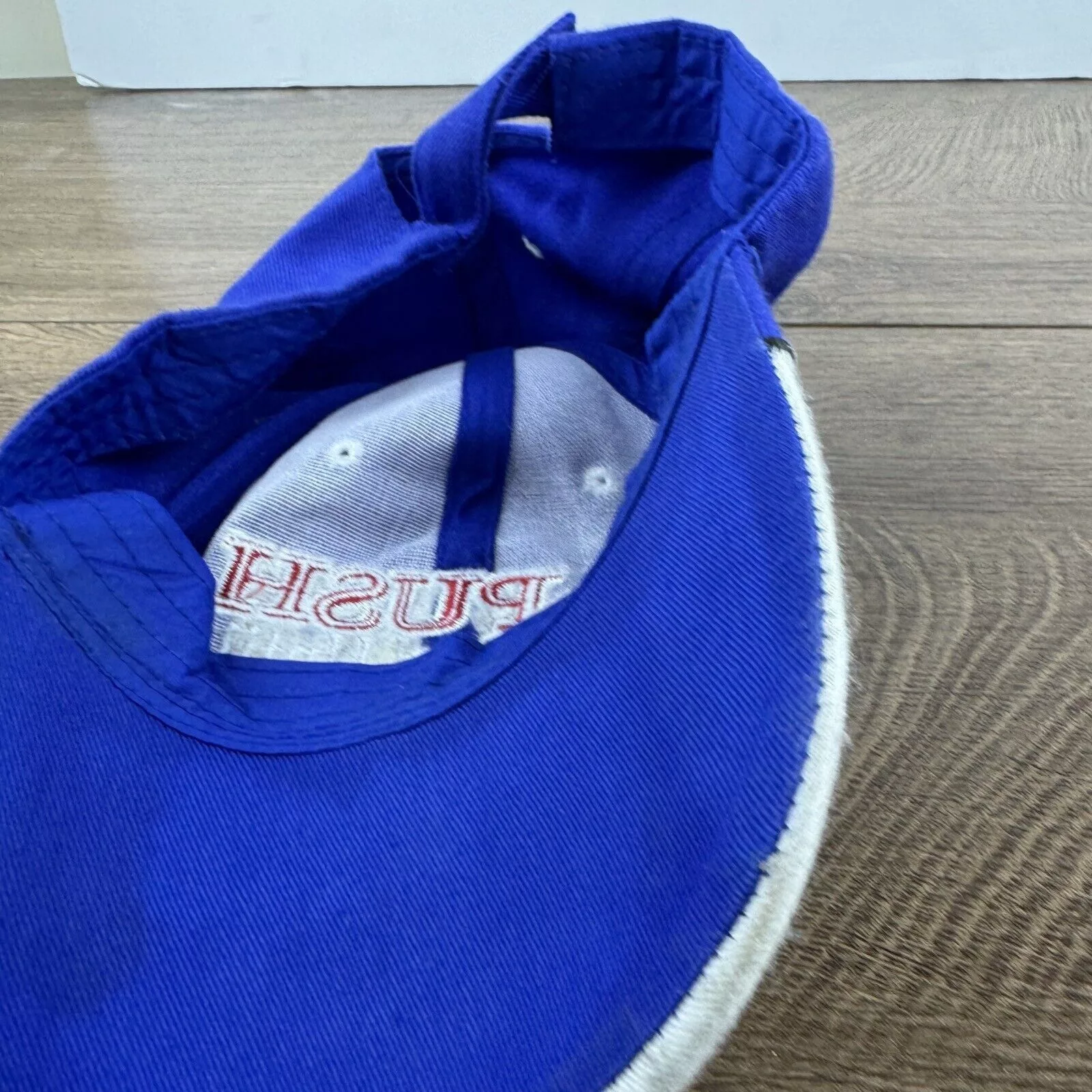 Other Hats Other PUSH Hat Pray Until Something Happens Blue Hat Adjustable Je