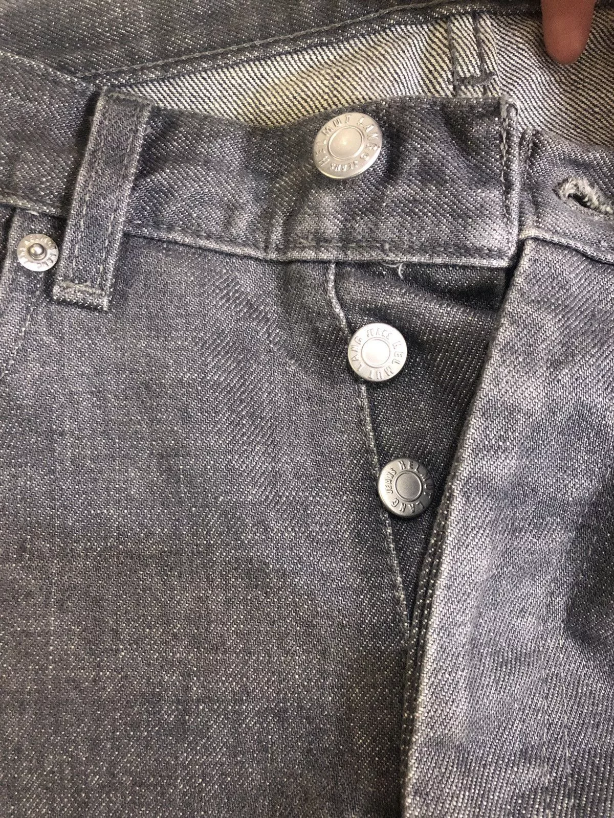 Helmut Lang Denim Helmut Lang Italian Cut Released Hem Denim Gray