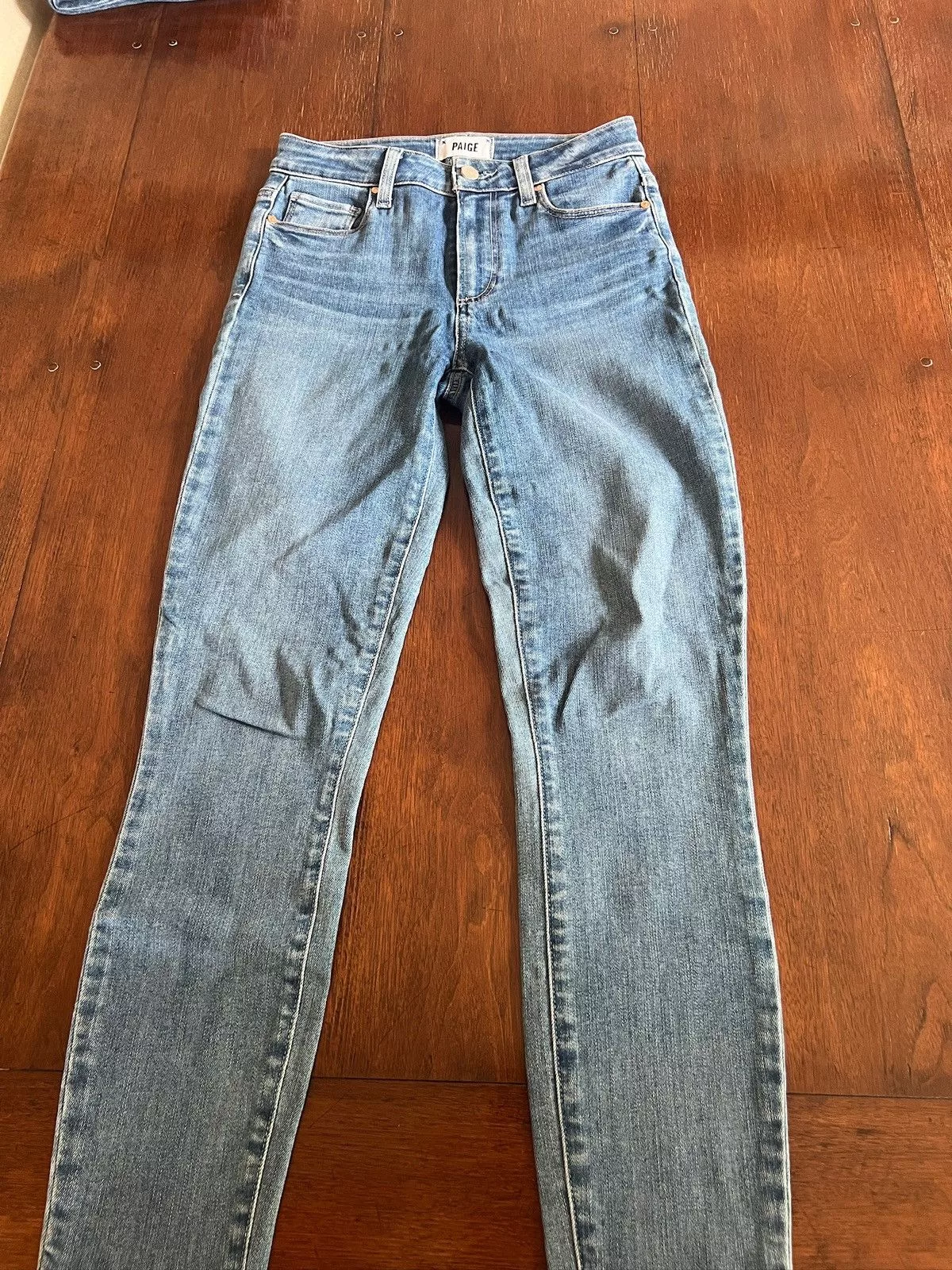 Paige Jeans PAIGE - Denim Straight Jeans - Size 25 Blue