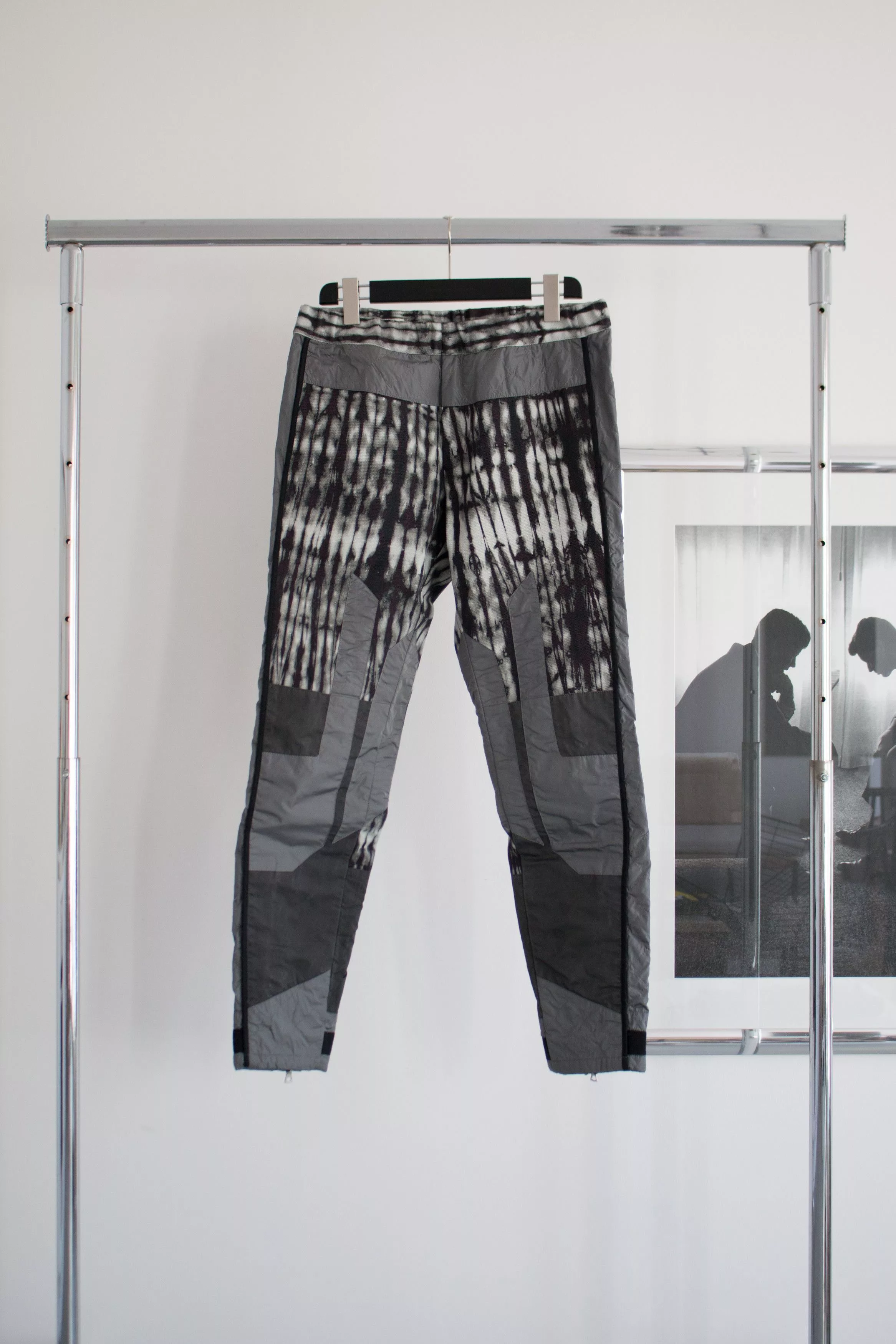 Dries Van Noten Denim Dries Van Noten Tie Dye Patch pants FW14 Gray