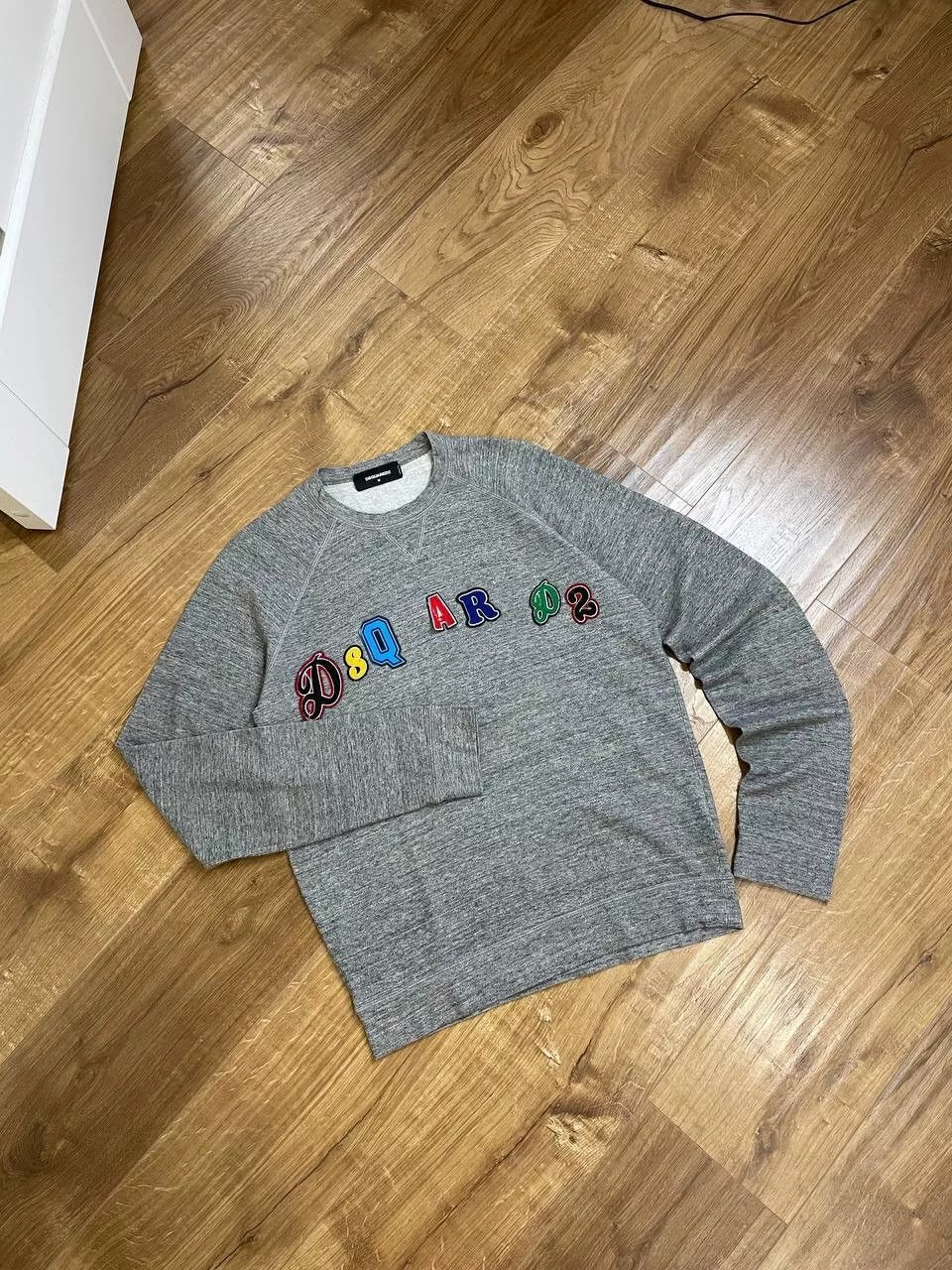 Dsquared2 Sweatshirts Hoodies Dsquared2 × Vintage Vintage Y2K Japanese Style Dsquared2 Big Logo Sweatshirt Gray Streetwear