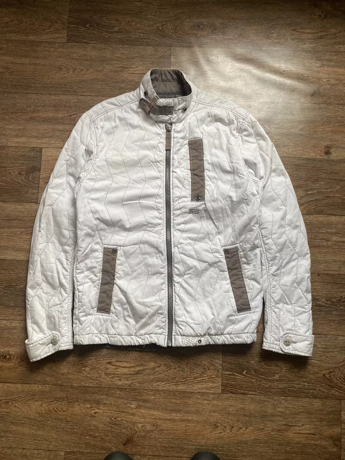 G-Star Light Jackets G-Star × Hysteric Glamour × Japanese Brand Vintage G-Star RAW Jacket Japanese punk style White