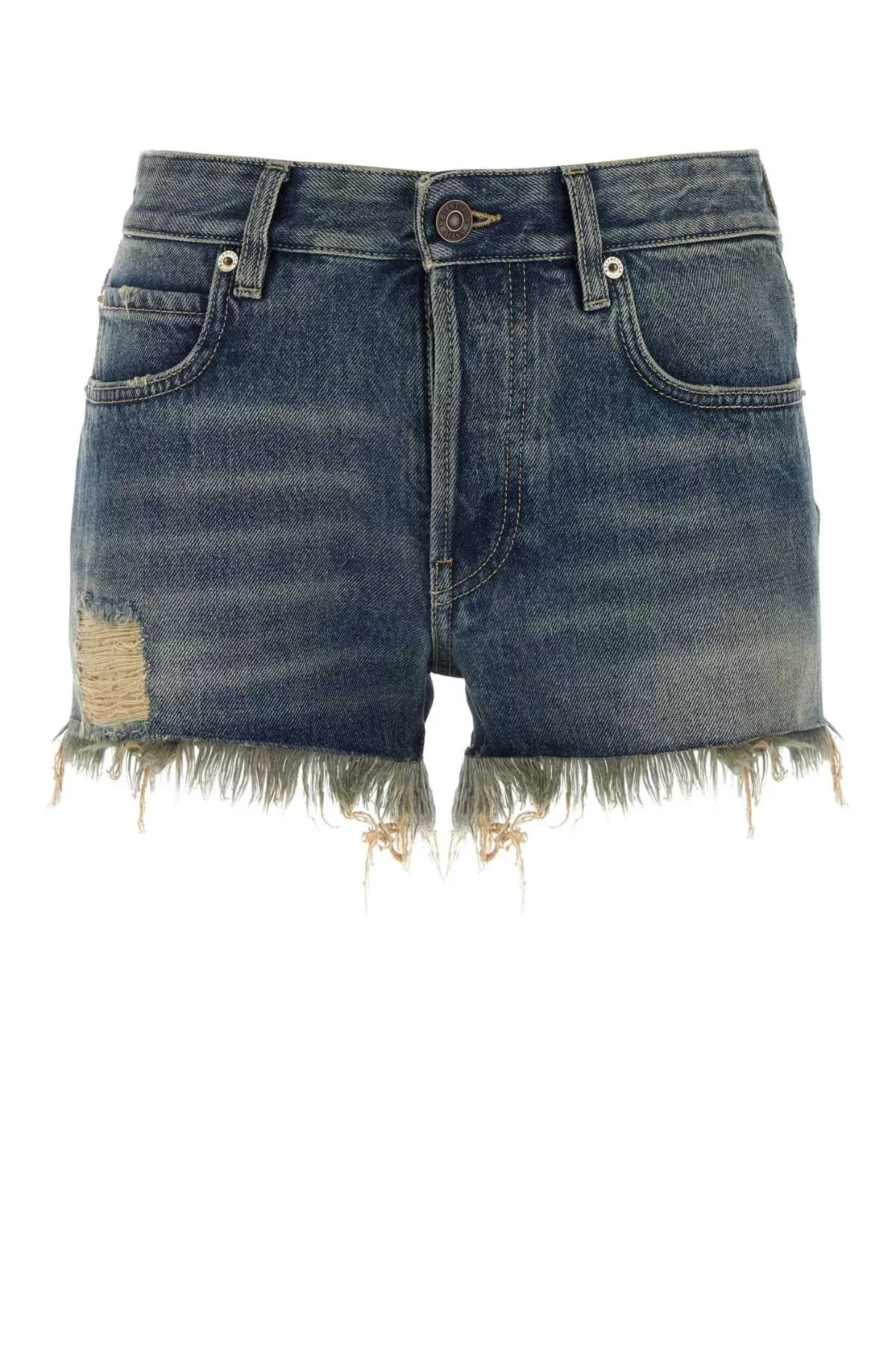 Balenciaga Shorts Balenciaga Denim Shorts Multi