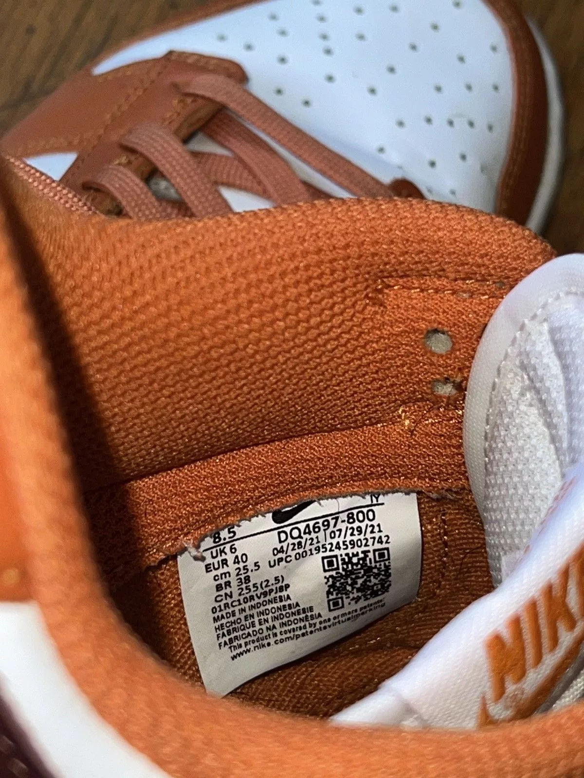 Nike Low Top Sneakers Nike Dunk Low - Bronze Eclipse Orange