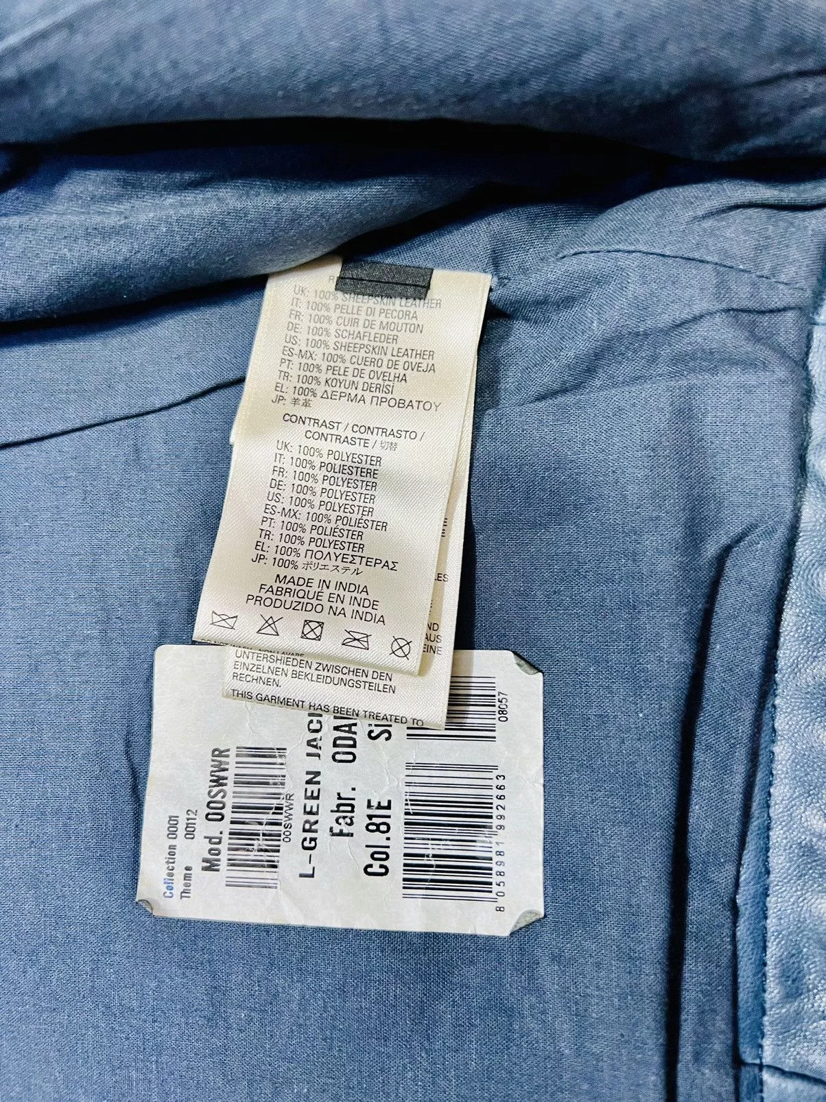 Diesel Leather Jackets Diesel Leather Jacket Blue