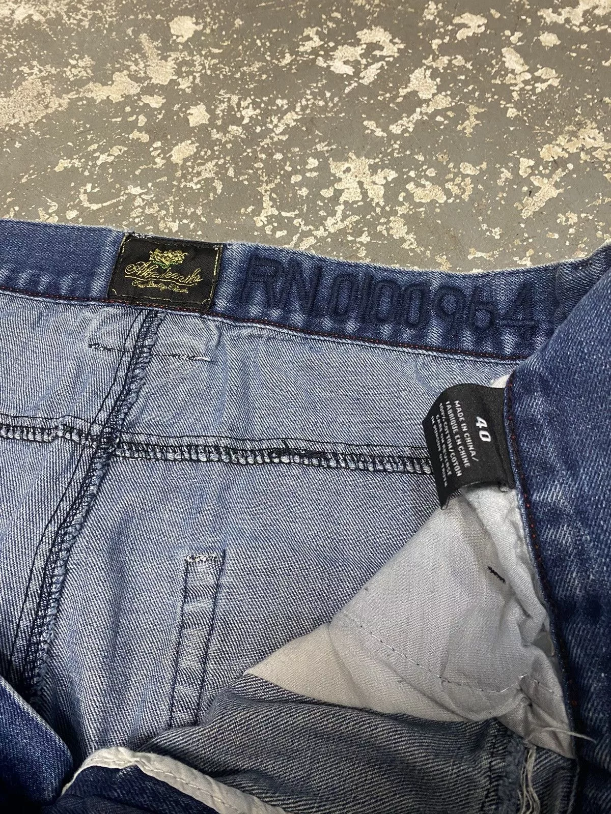 JNCO Denim JNCO × Southpole × Vintage Vintage Akademiks Embroidered Baggy Denim Jean Pants Blue